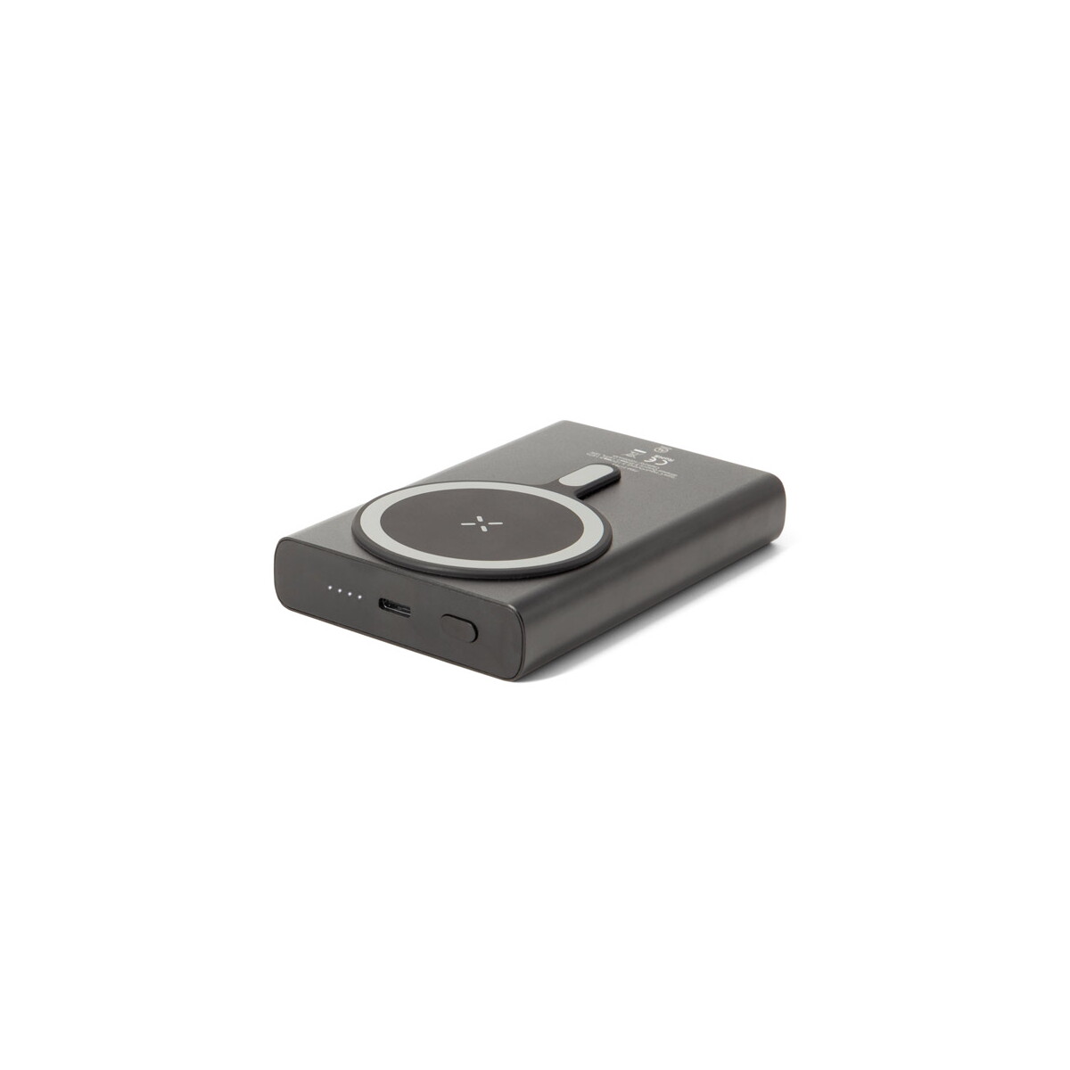 Powerbanki z logo – wright 10. magnetyczny powerbank z superszybkim ładowaniem z recyklingowanego aluminium i recyklingowanego abs o pojemności 10 000 mah – czarny 97216_103 WRIGHT 10. Magnetyczny powerbank z superszybkim ładowaniem z recyklingowanego aluminium i recyklingowanego ABS o pojemności 10 000 mAh - Czarny 97216_103