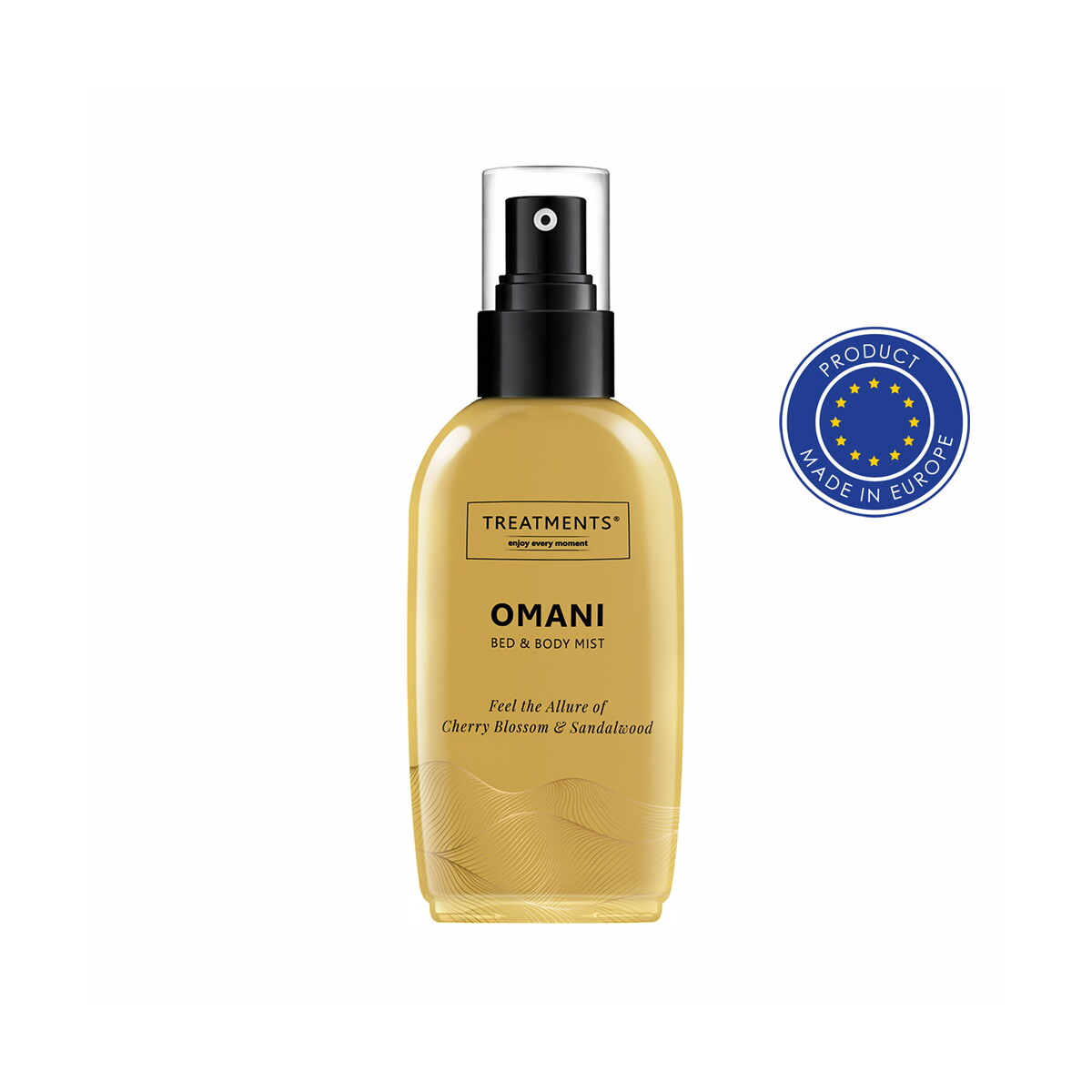 Mgiełka do ciała i pościeli TREATMENTS - żółta VTR15-08_AAA00