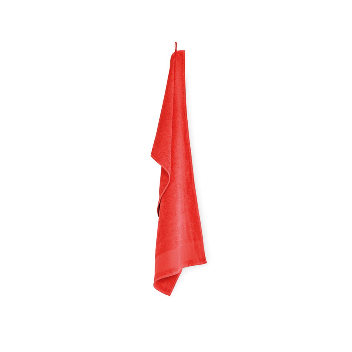 Ręczniki z logo – bawełniany ręcznik do rąk island 50 – czerwony mo2765-05-top Bawełniany ręcznik do rąk ISLAND 50 - czerwony mo2765-05-top
