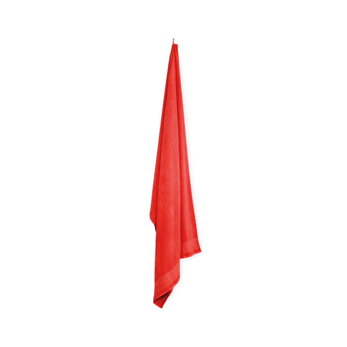 Ręczniki z logo – bawełniany ręcznik kąpielowy island 100 – czerwony mo2767-05-top Bawełniany ręcznik kąpielowy ISLAND 100 - czerwony mo2767-05-top