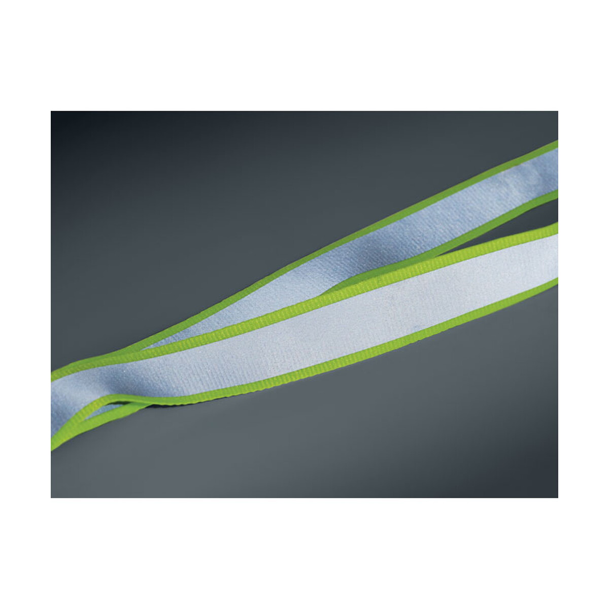 Smycze z logo – odblaskowa smycz rpet tosee – fluorescencyjna żółta mo2825-70-open Odblaskowa smycz RPET TOSEE - fluorescencyjna żółta mo2825-70-open