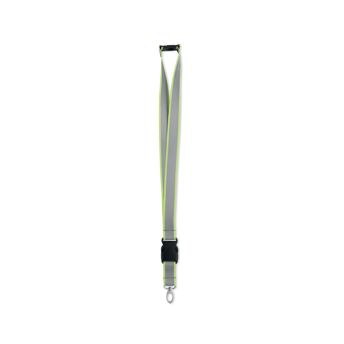 Smycze z logo – odblaskowa smycz rpet tosee – fluorescencyjna żółta mo2825-70 Odblaskowa smycz RPET TOSEE - fluorescencyjna żółta mo2825-70