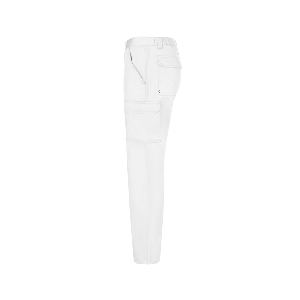 Spodnie z logo – vl hermes. spodnie z wieloma kieszeniami (190 g/m²) – białe 36157_106-c VL HERMES. Spodnie z wieloma kieszeniami (190 g/m²) - Białe 36157_106-c