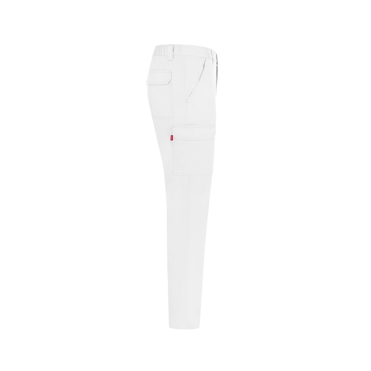 Spodnie z logo – vl hermes. spodnie z wieloma kieszeniami (190 g/m²) – białe 36157_106-d VL HERMES. Spodnie z wieloma kieszeniami (190 g/m²) - Białe 36157_106-d