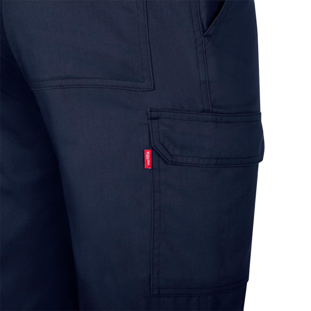 Spodnie z logo – vl hermes. spodnie z wieloma kieszeniami (190 g/m²) – granatowe 36157_134-f VL HERMES. Spodnie z wieloma kieszeniami (190 g/m²) - Granatowe 36157_134-f