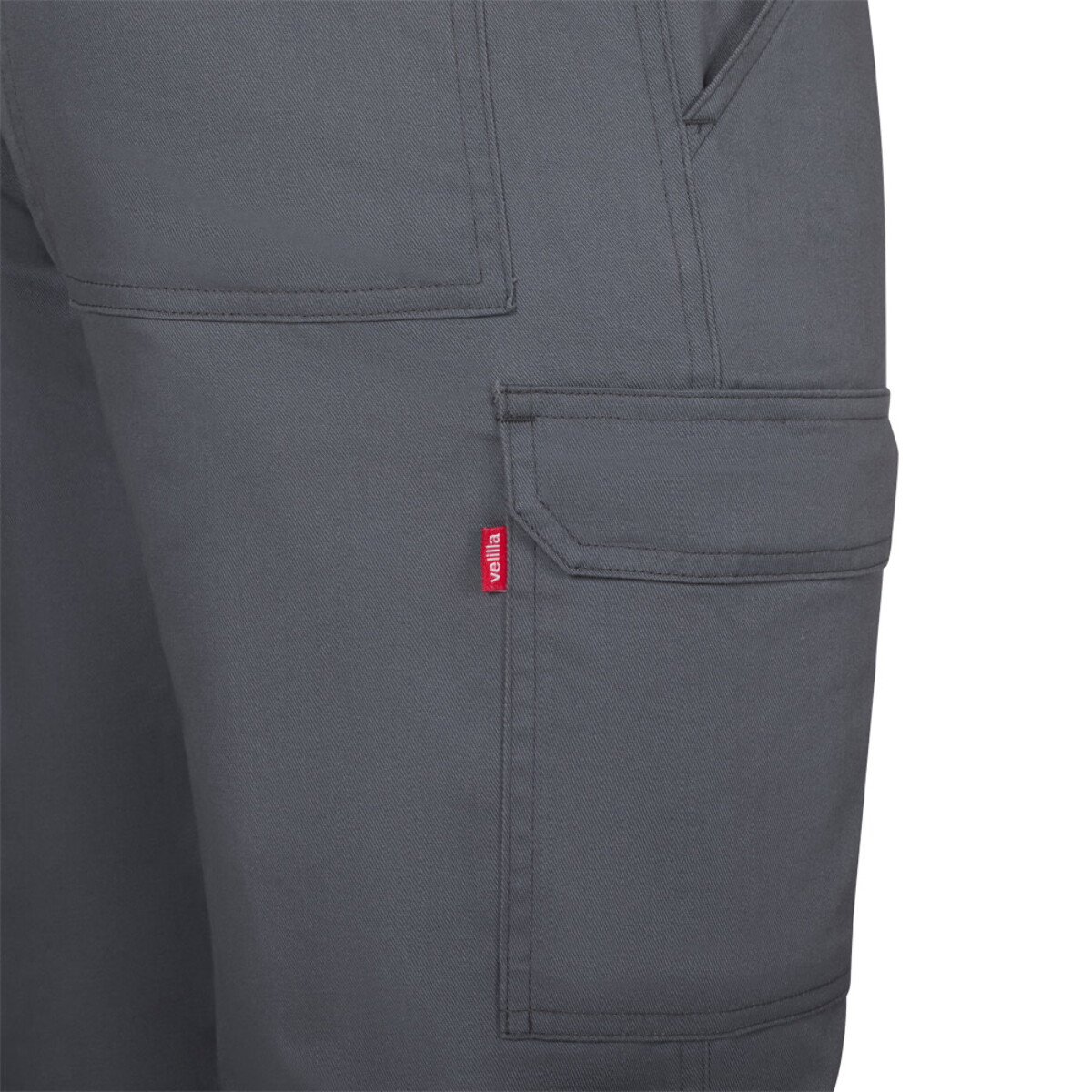 Spodnie z logo – vl hermes. spodnie z wieloma kieszeniami (190 g/m²) – szare 36157_113-f VL HERMES. Spodnie z wieloma kieszeniami (190 g/m²) - Szare 36157_113-f