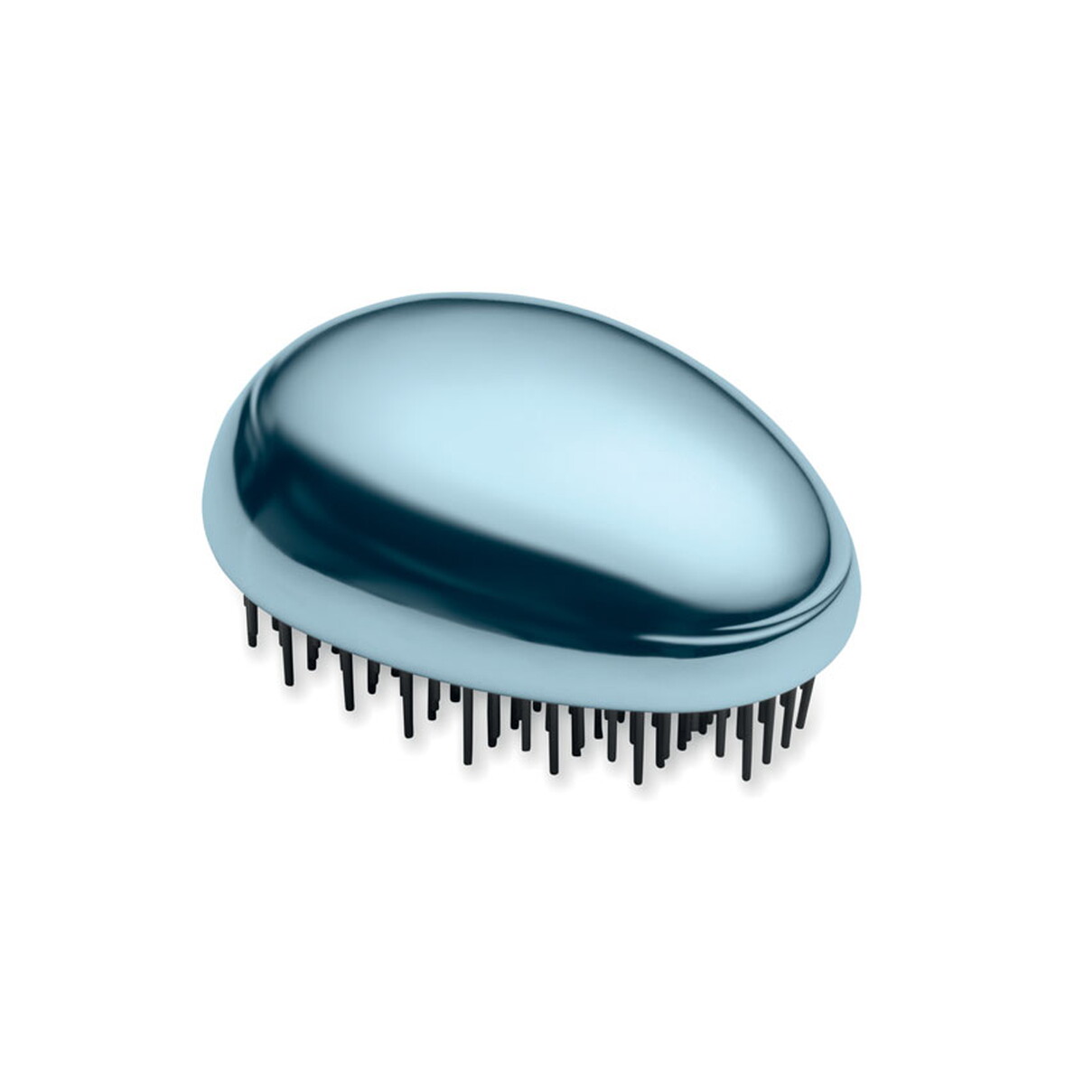Szczotki do włosów z logo – szczotka anti-tangle do włosów brush – baby blue mo3163-66 Szczotka anti-tangle do włosów BRUSH - baby blue mo3163-66