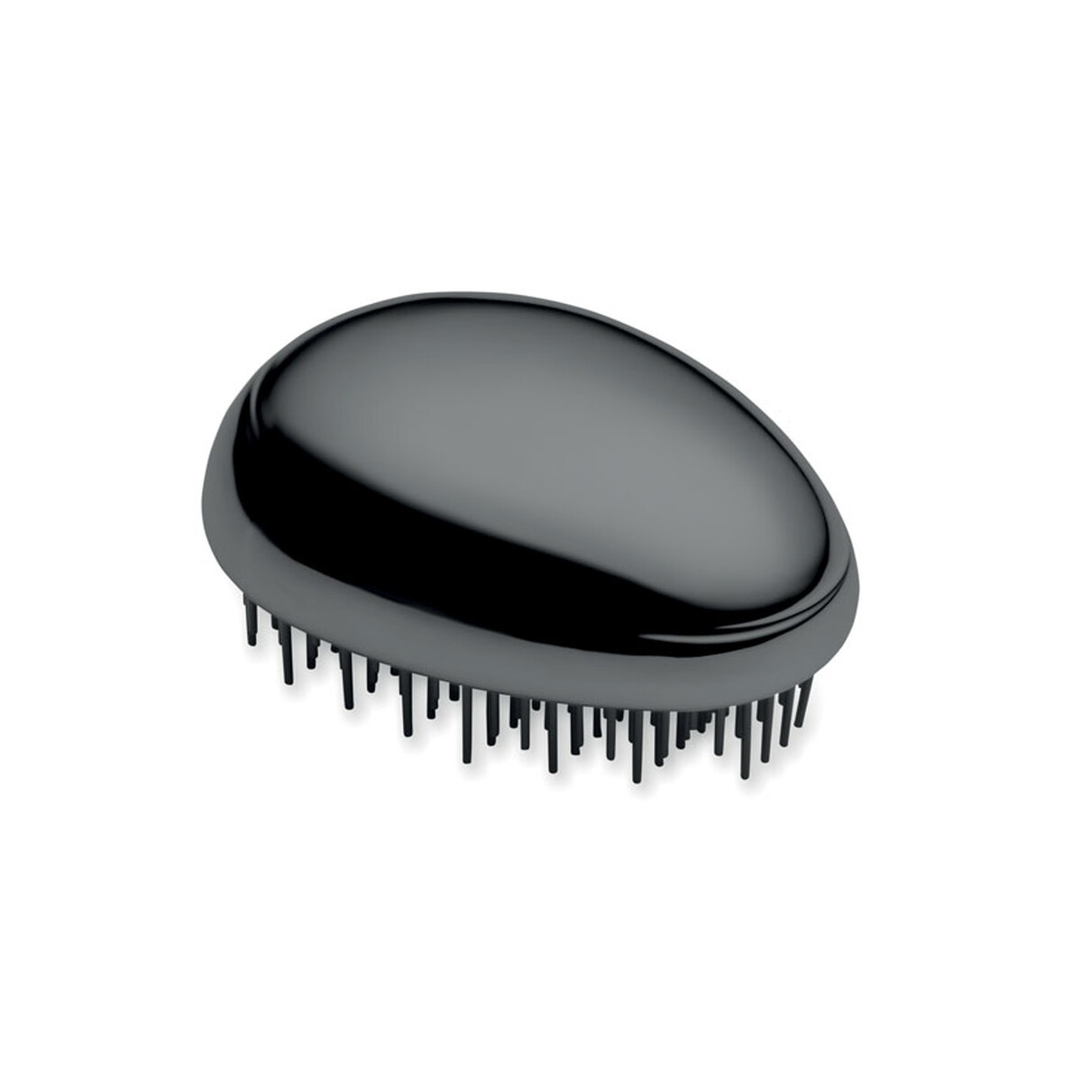 Szczotki do włosów z logo – szczotka anti-tangle do włosów brush – czarna mo3163-03 Szczotka anti-tangle do włosów BRUSH - czarna mo3163-03