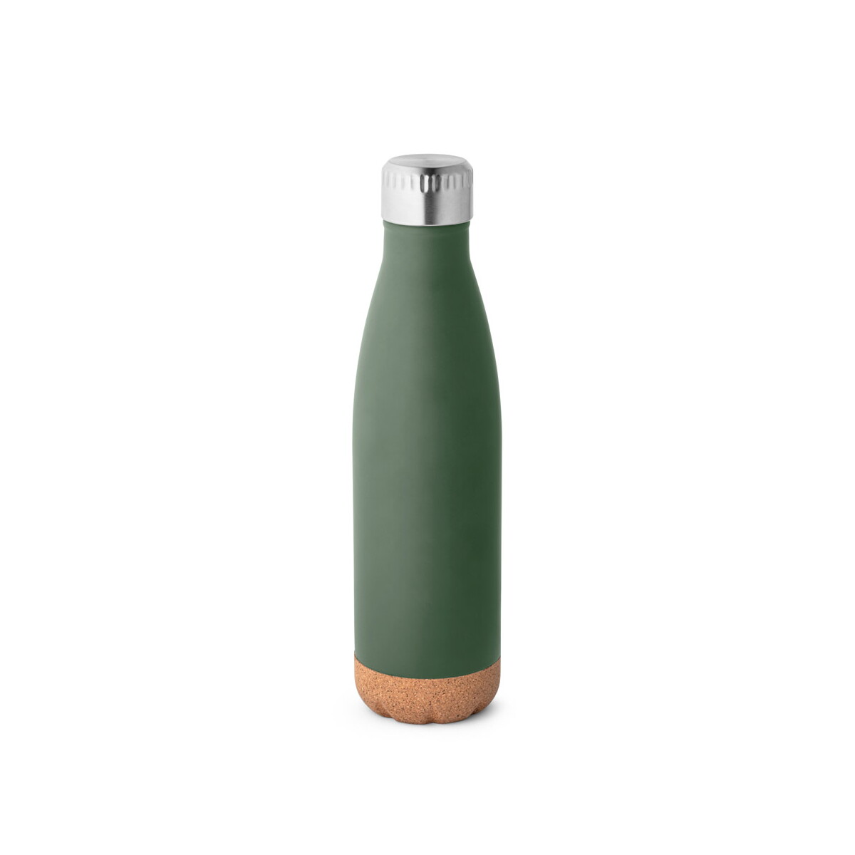 Termosy z logo – solberg. termos ze stali nierdzewnej i korkową podstawą 560 ml – wojskowa zielony 94240_149 SOLBERG. Termos ze stali nierdzewnej i korkową podstawą 560 ml - Wojskowa zielony 94240_149