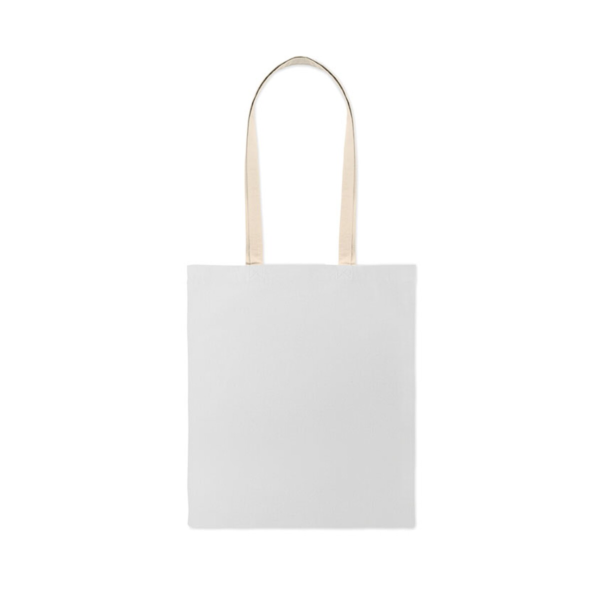 Torby bawełniane z logo – bawełniana torba na zakupy zevra colour – biała mo2868-06-back Bawełniana torba na zakupy ZEVRA COLOUR - biała mo2868-06-back