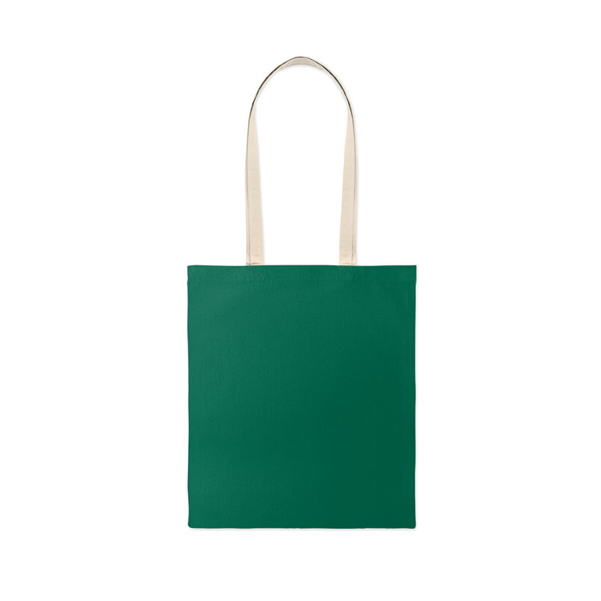 Torby bawełniane z logo – bawełniana torba na zakupy zevra colour – ciemnozielona mo2868-60-back Bawełniana torba na zakupy ZEVRA COLOUR - ciemnozielona mo2868-60-back