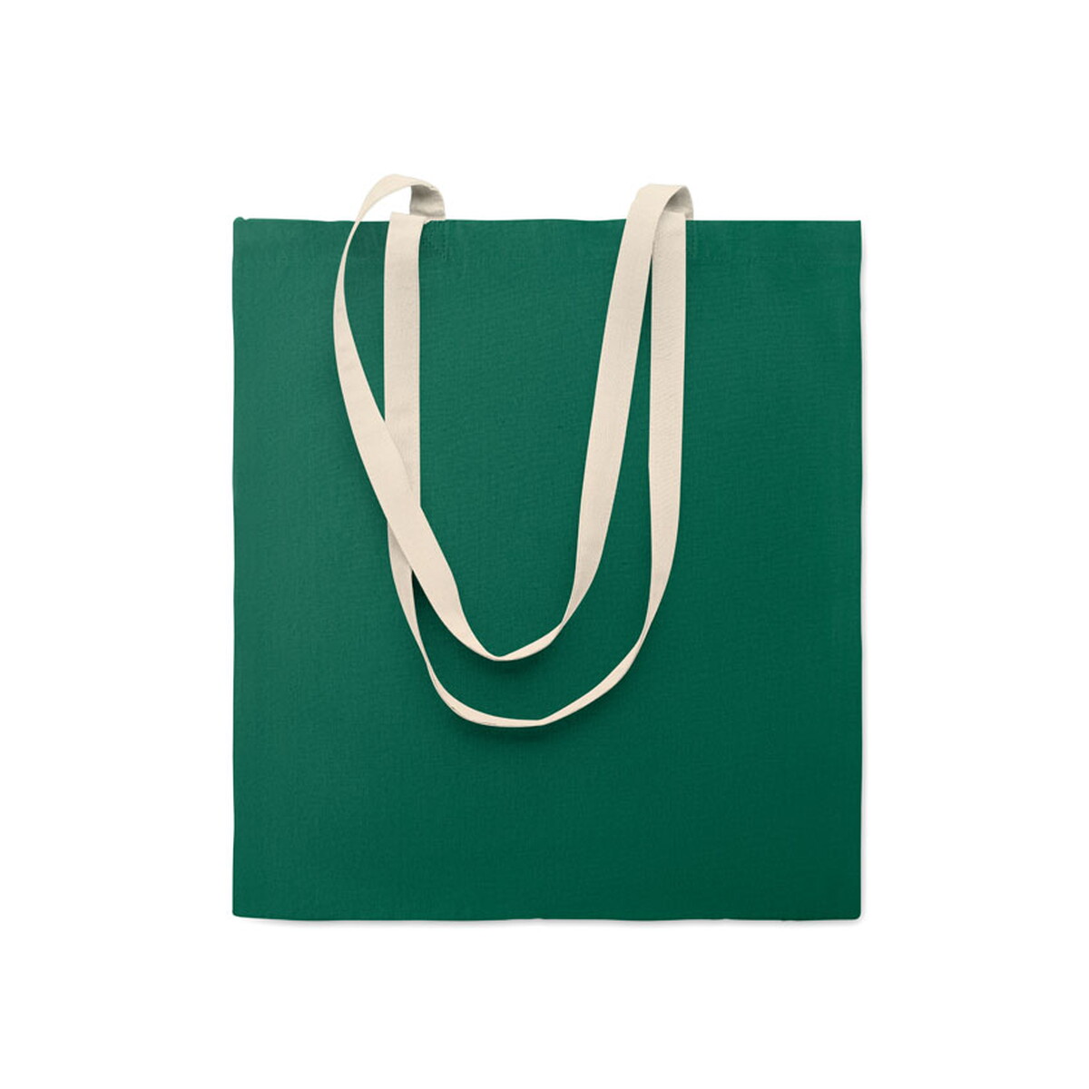 Torby bawełniane z logo – bawełniana torba na zakupy zevra colour – ciemnozielona mo2868-60 Bawełniana torba na zakupy ZEVRA COLOUR - ciemnozielona mo2868-60