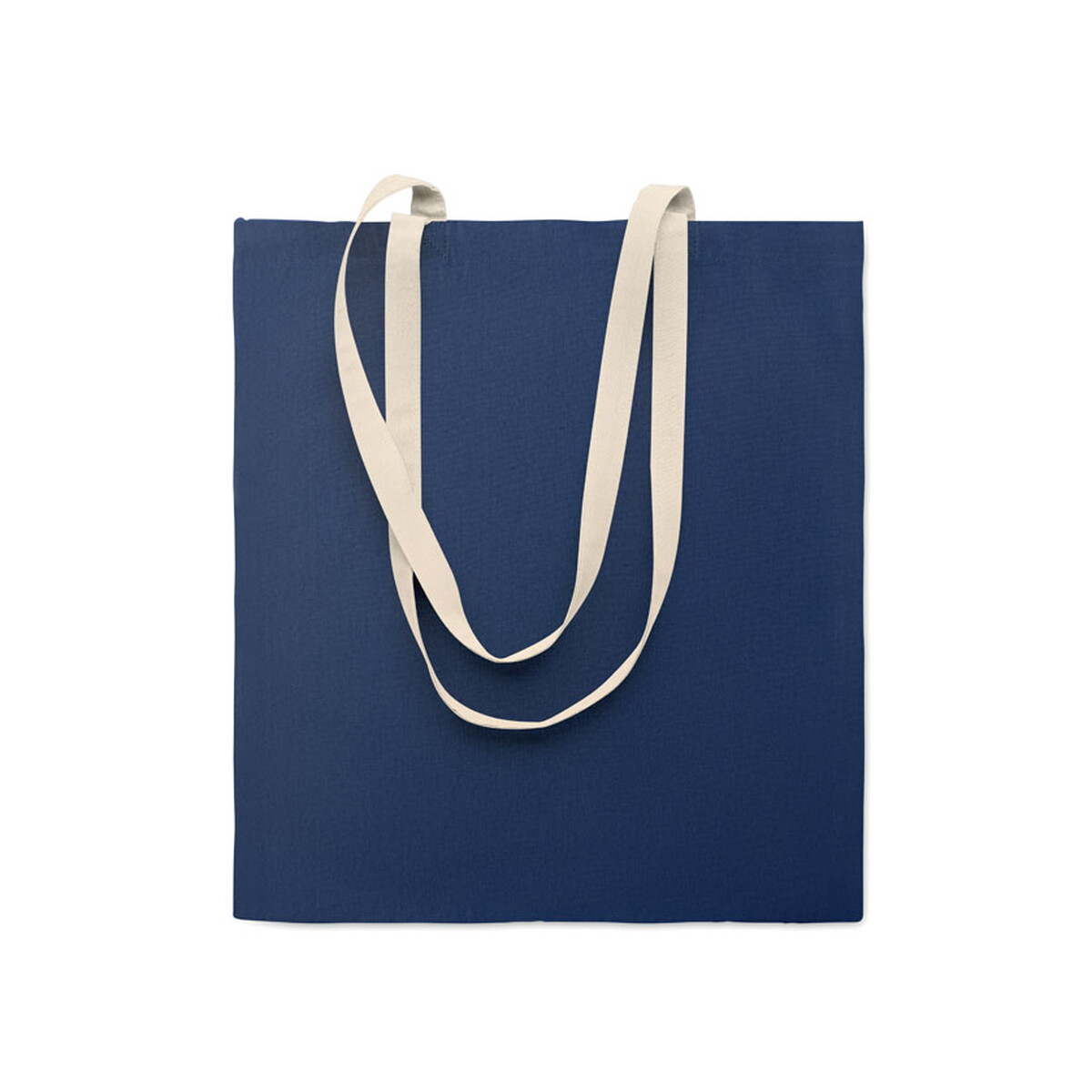 Torby bawełniane z logo – bawełniana torba na zakupy zevra colour – niebieska mo2868-04 Bawełniana torba na zakupy ZEVRA COLOUR - niebieska mo2868-04
