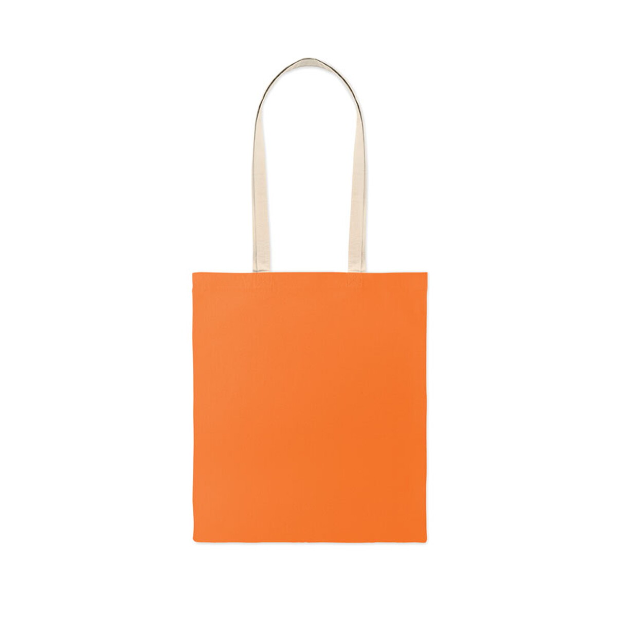 Torby bawełniane z logo – bawełniana torba na zakupy zevra colour – pomarańczowa mo2868-10-back Bawełniana torba na zakupy ZEVRA COLOUR - pomarańczowa mo2868-10-back