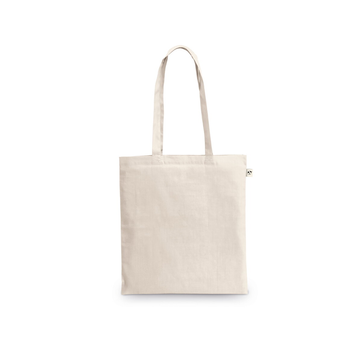 Torby bawełniane z logo – mexico. torba wykonana w recyklingowanej bawełny (70%) i w poliestru (30% rpet) (150 g/m²) – jasna naturalna 92323_150 MEXICO. Torba wykonana w recyklingowanej bawełny (70%) i w poliestru (30% rPET) (150 g/m²) - Jasna naturalna 92323_150
