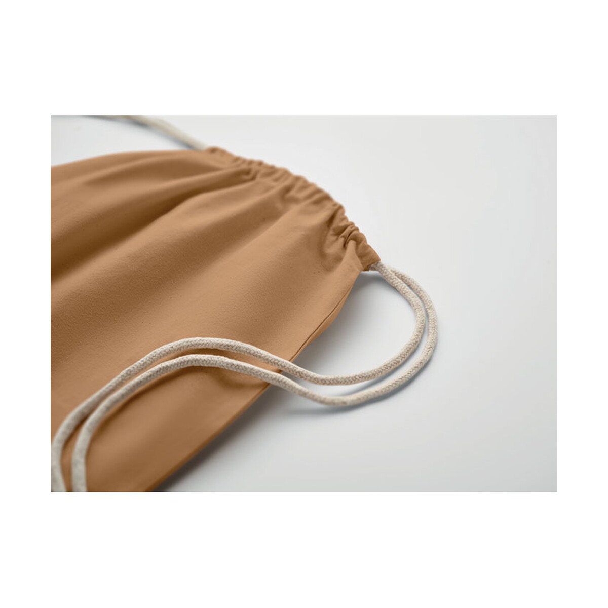 Torby bawełniane z logo – worek ze sznurkiem fairtrade 18 osole draw colour – kość słoniowa mo2591-53-detail Worek ze sznurkiem Fairtrade 18 OSOLE DRAW COLOUR - kość słoniowa mo2591-53-detail