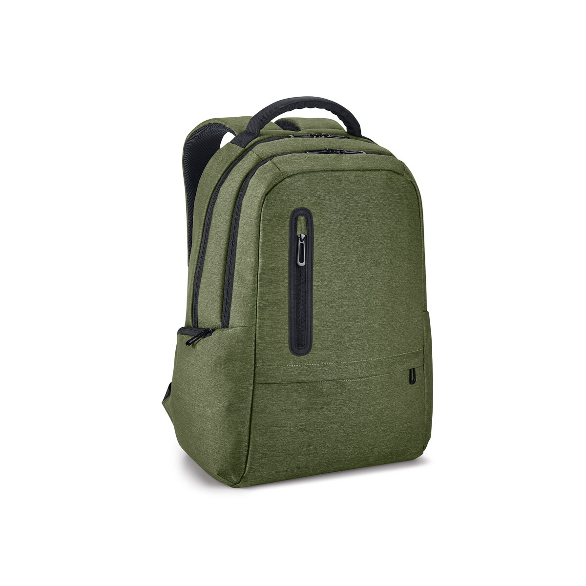 Torby na laptopa z logo – boston. plecak na laptopa 17″ z wodoodpornego nylonu 2tone – ciemnozielony 92675_129 BOSTON. Plecak na laptopa 17