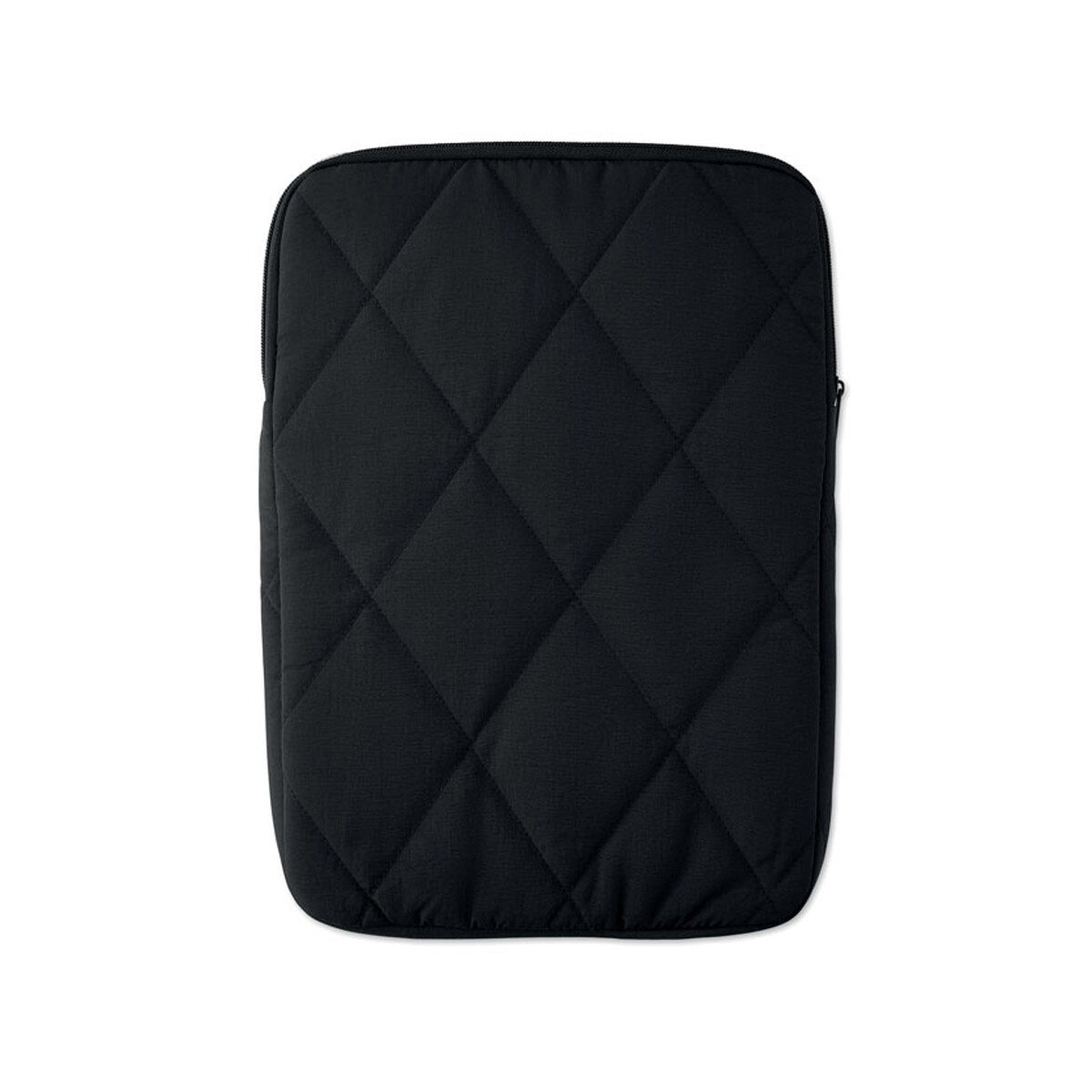 Torby na laptopa z logo – nylonowa torba na laptopa 15″ klyro – czarna mo3182-03-back Nylonowa torba na laptopa 15