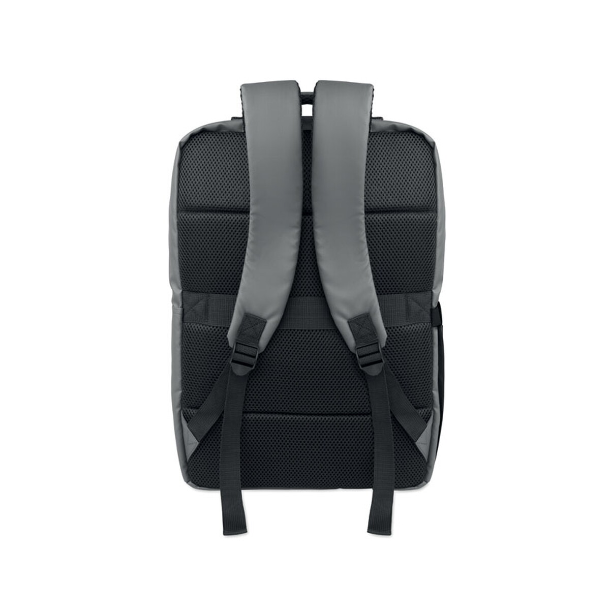 Torby na laptopa z logo – plecak na laptopa 15″ pu rpet metro – kamiennoszary mo3208-15-top plecak na laptopa 15