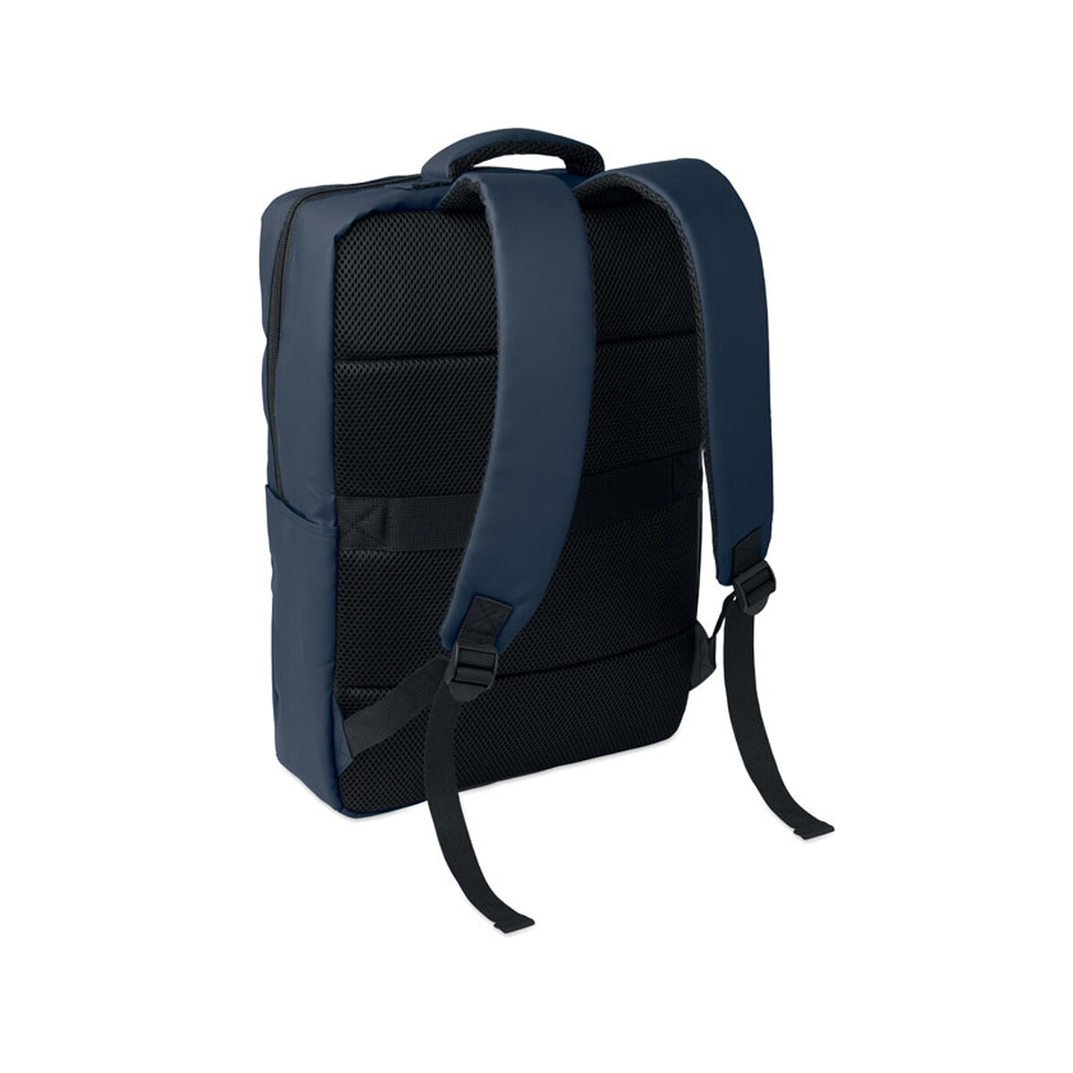 Torby na laptopa z logo – plecak na laptopa 15″ pu rpet metro – niebieski mo3208-04-back plecak na laptopa 15