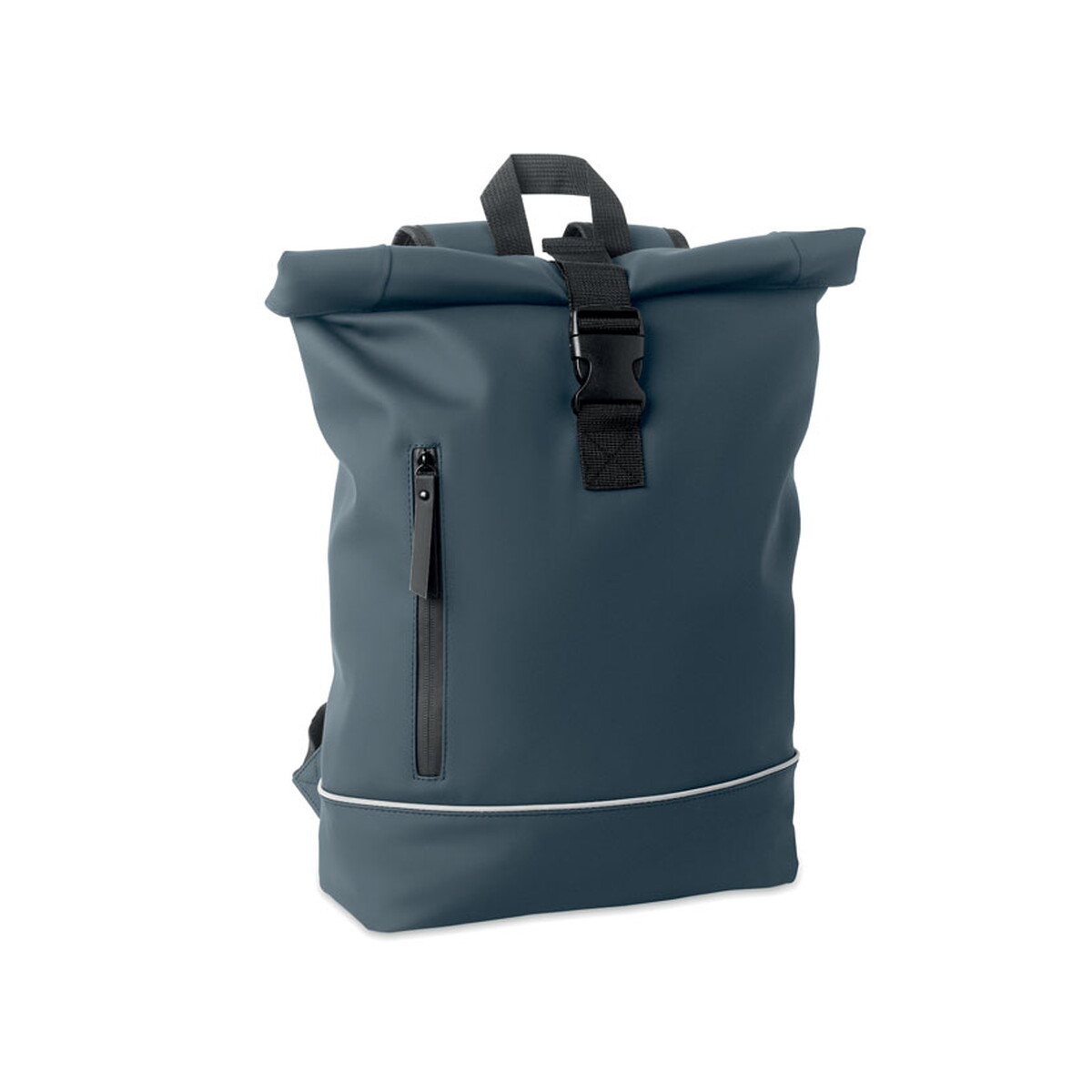 Torby na laptopa z logo – plecak na laptopa 15″ rolltop p laptosa – francuski granatowy mo2581-85 Plecak na laptopa 15