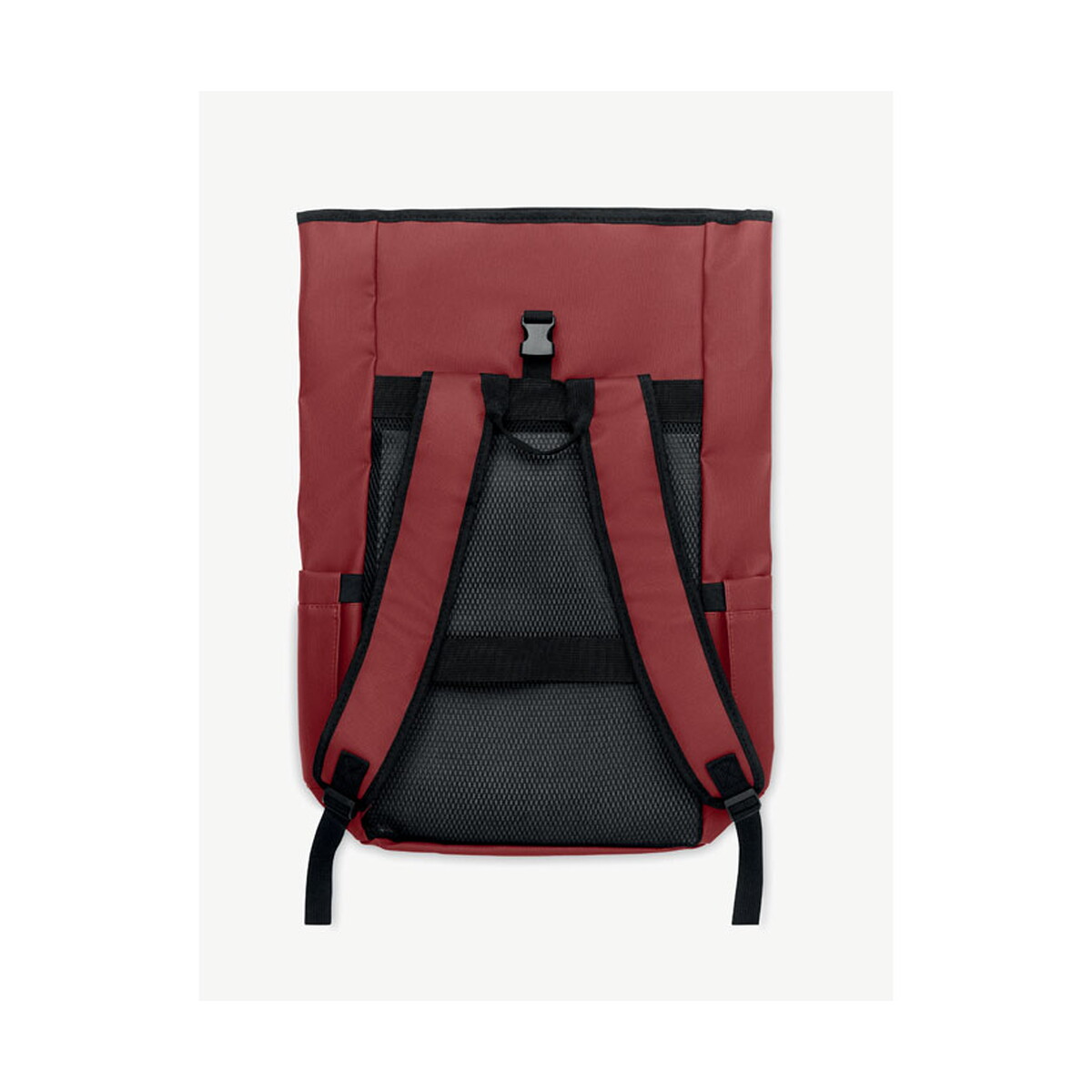 Torby na laptopa z logo – plecak na laptopa rolltop 600d bangkok roll – burgundowy mo2643-02-detail Plecak na laptopa Rolltop 600D BANGKOK ROLL - burgundowy mo2643-02-detail