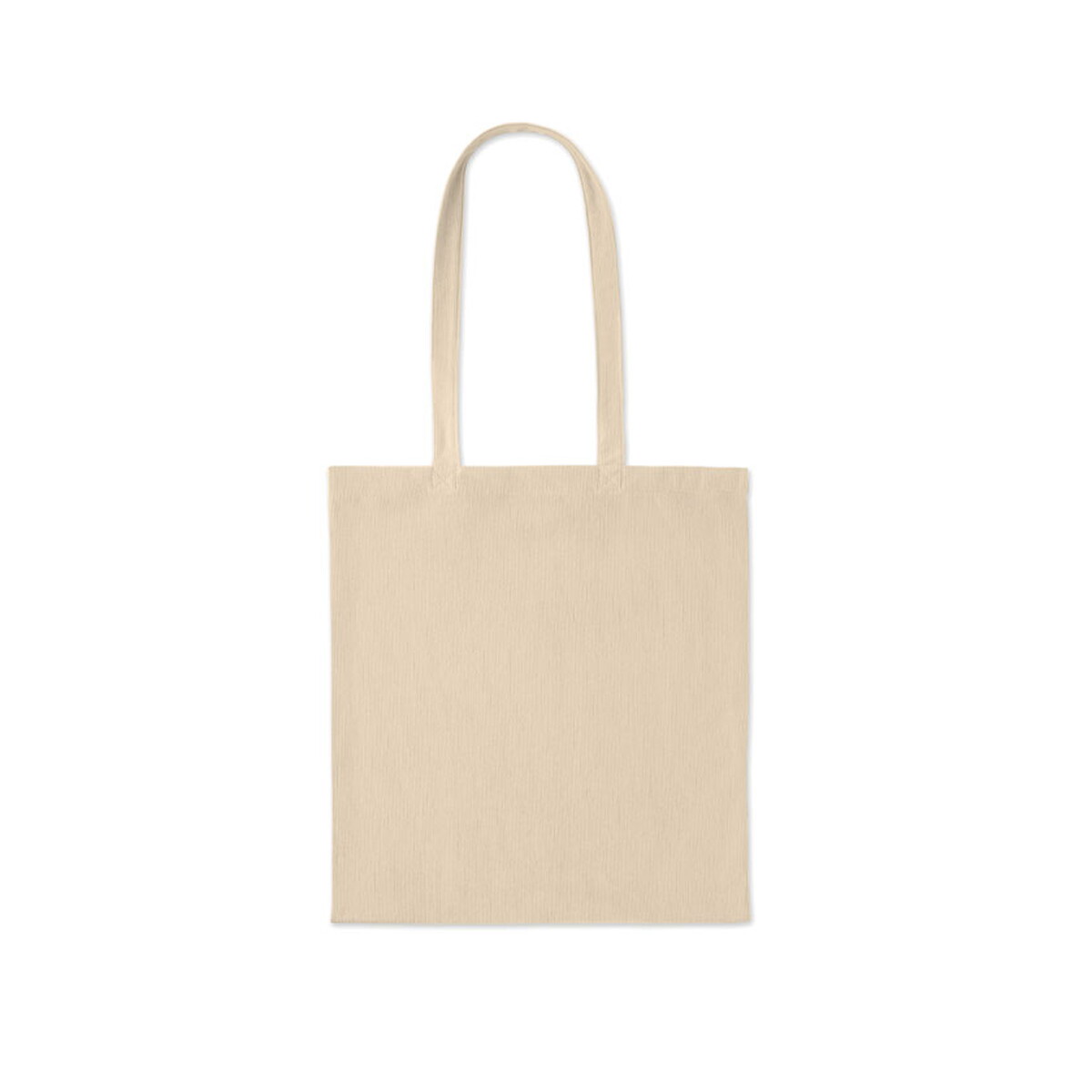 Torby na zakupy z logo – sztruksowa torba na zakupy cordy b – beżowa mo2874-13-side Sztruksowa torba na zakupy CORDY B - beżowa mo2874-13-side