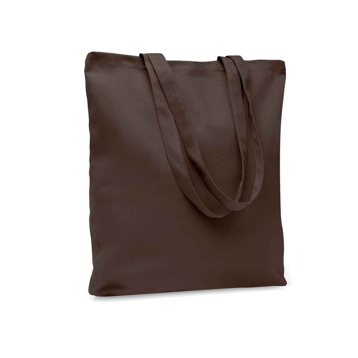 Torby na zakupy z logo – torba na zakupy 270 gr/m² rassa coloured – czekoladowa mo6442-41 Torba na zakupy 270 gr/m² RASSA COLOURED - czekoladowa mo6442-41