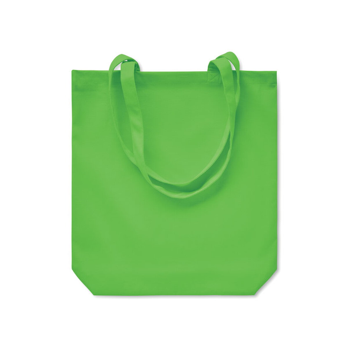 Torby na zakupy z logo – torba na zakupy 270 gr/m² rassa coloured – limonkowa mo6442-48-back Torba na zakupy 270 gr/m² RASSA COLOURED - limonkowa mo6442-48-back