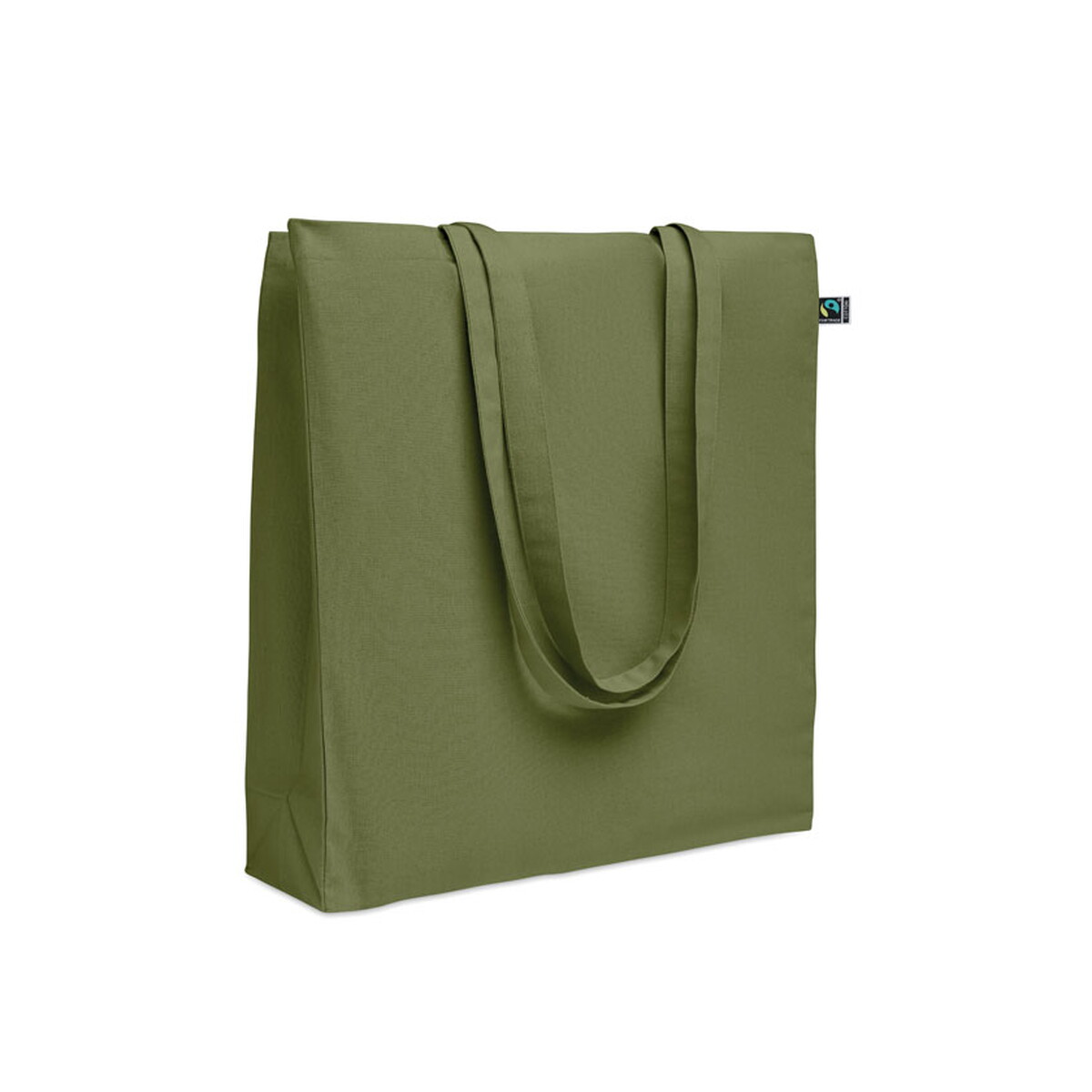 Torby na zakupy z logo – torba na zakupy fairtrade 180 g osole++ colour – ciemnozielona mo2590-60 Torba na zakupy Fairtrade 180 g OSOLE++ COLOUR - ciemnozielona mo2590-60
