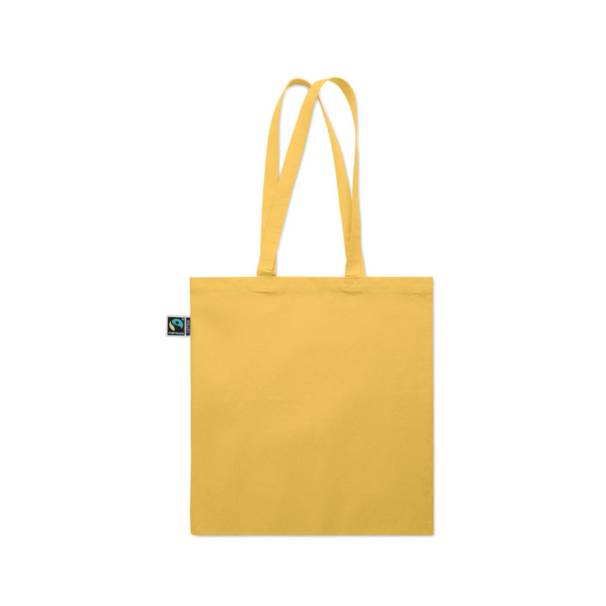 Torby na zakupy z logo – torba na zakupy fairtrade 180 g osole++ colour – żółta mo2590-08-detail Torba na zakupy Fairtrade 180 g OSOLE++ COLOUR - żółta mo2590-08-detail