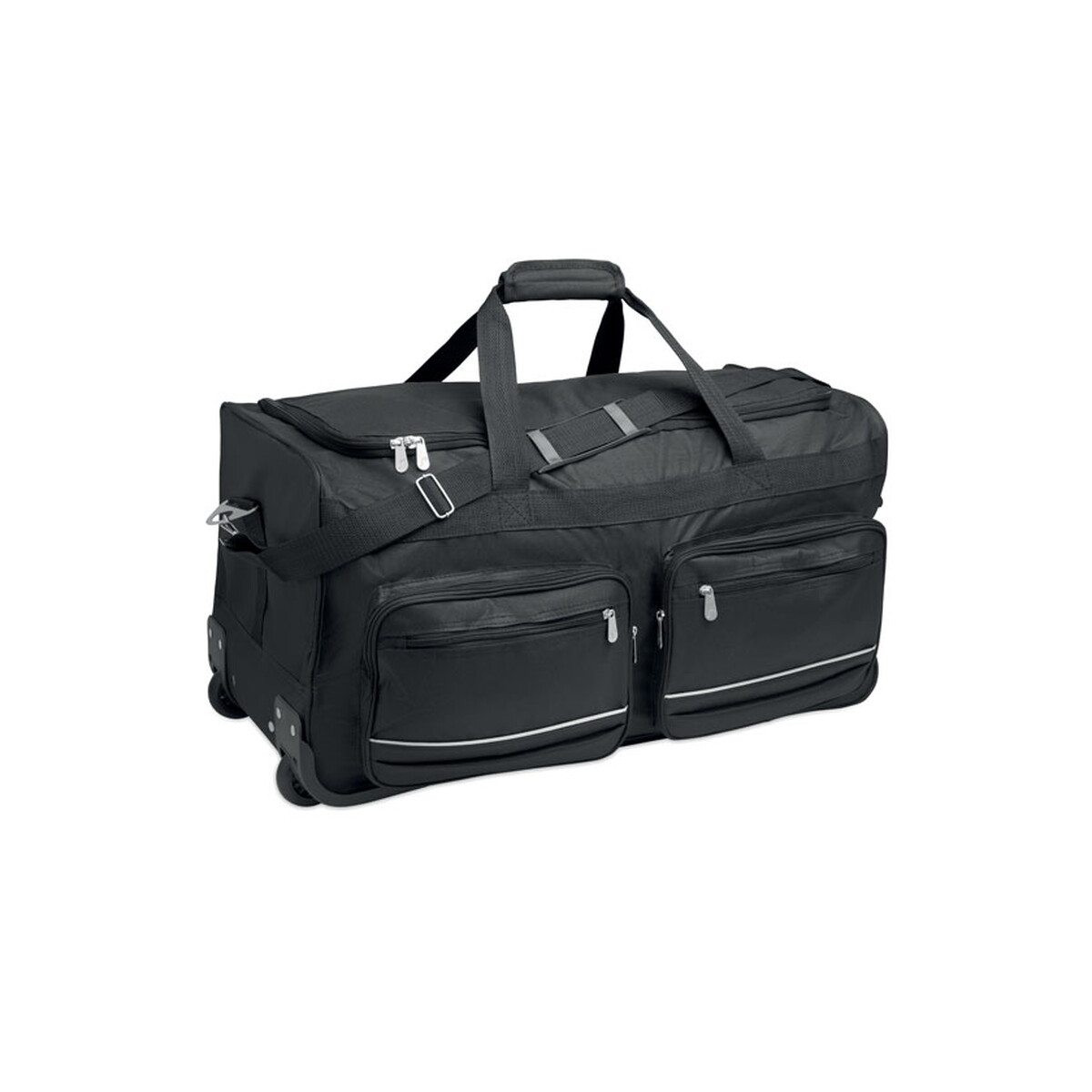 Torby podróżne z logo – torba na kółkach 600d rpet itfits – czarna mo2942-03-picture5 Torba na kółkach 600D RPET ITFITS - czarna mo2942-03-picture5