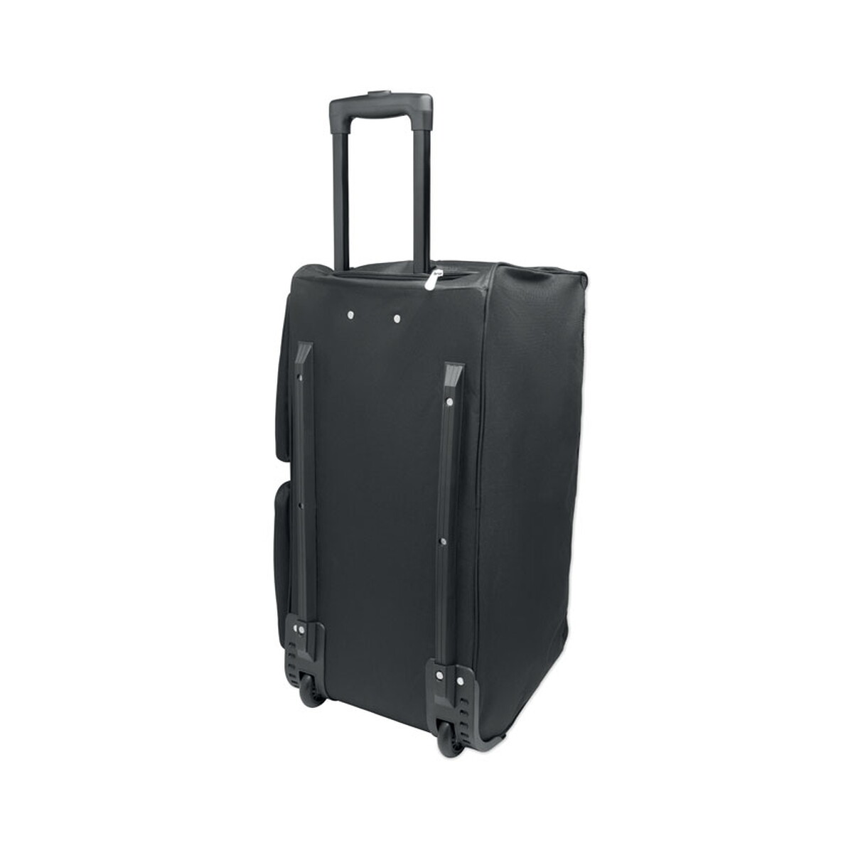 Torby podróżne z logo – torba na kółkach 600d rpet itfits – czarna mo2942-03-side Torba na kółkach 600D RPET ITFITS - czarna mo2942-03-side