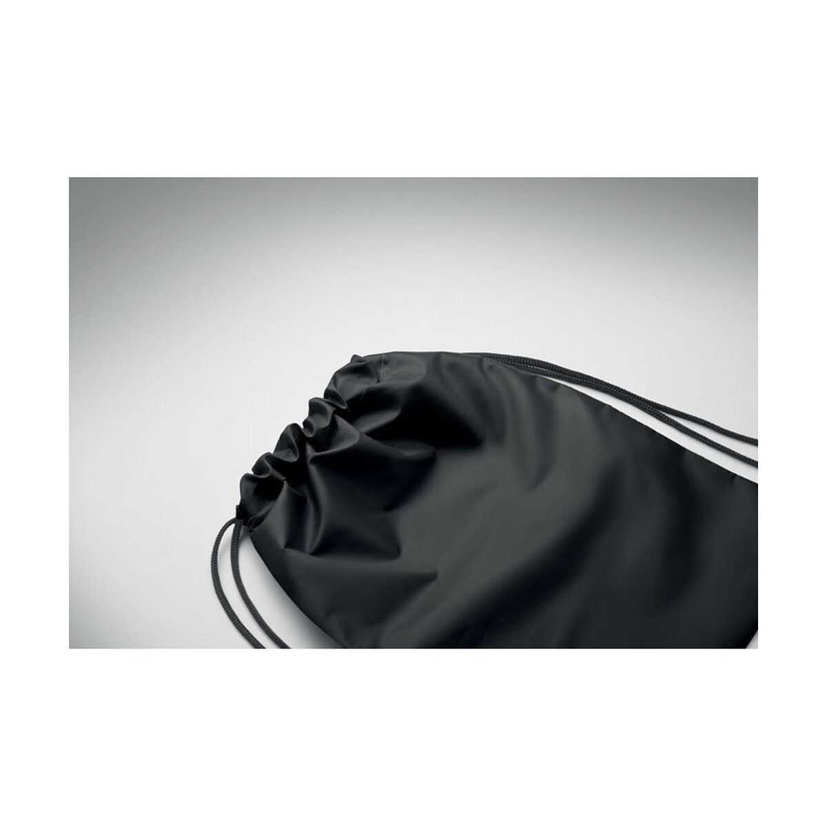 Torby składane z logo – dziecięcy worek 190t rpet shoop kids – czarny mo2811-03-detail Dziecięcy worek 190T RPET SHOOP KIDS - czarny mo2811-03-detail