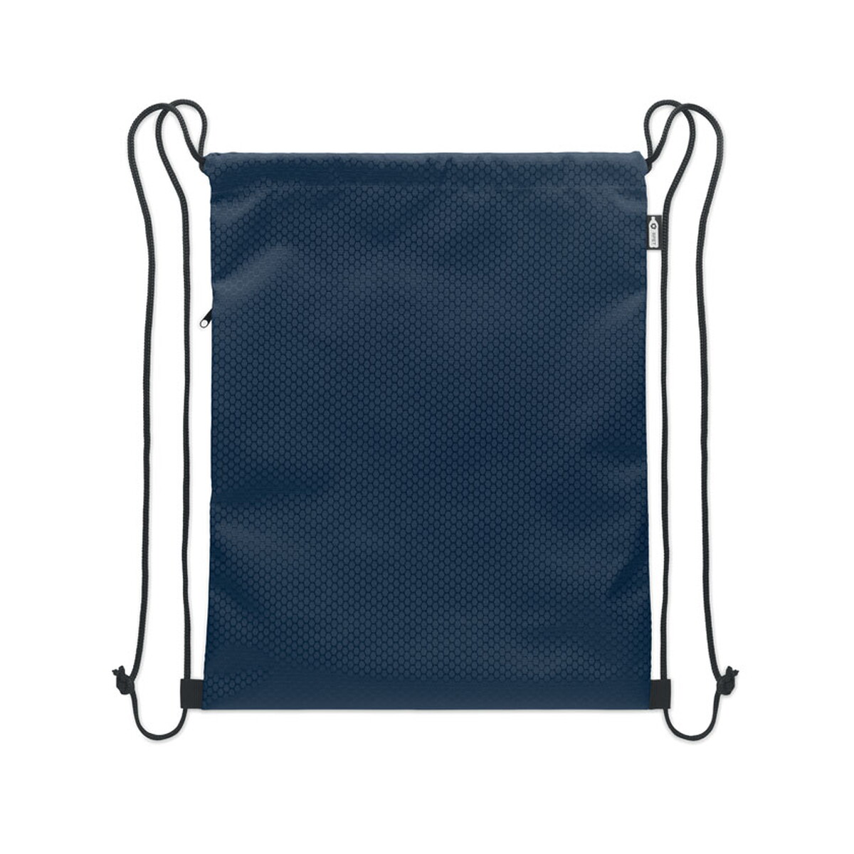 Torby sportowe z logo – worek ze sznurkiem 420d rpet daykit – niebieski mo2920-04-back Worek ze sznurkiem 420D RPET DAYKIT - niebieski mo2920-04-back