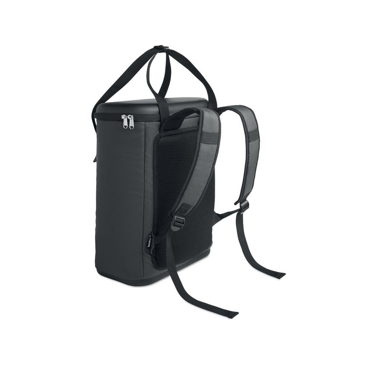 Torby termiczne z logo – plecak termiczny 600d rpet coldi – kamiennoszary mo2832-15-back Plecak termiczny 600D RPET COLDI - kamiennoszary mo2832-15-back