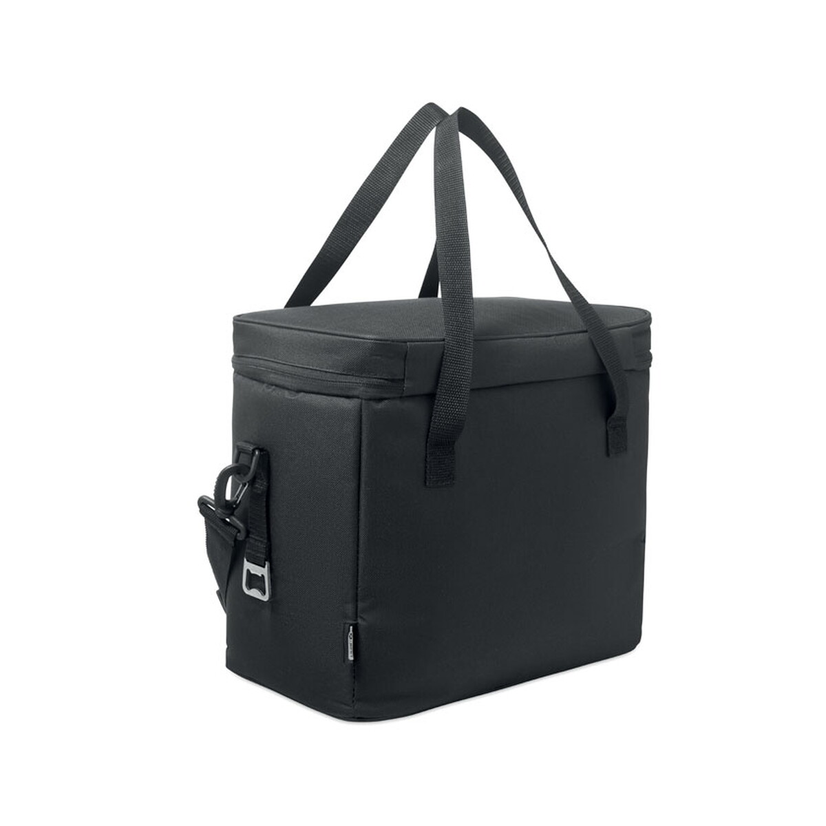Torby termiczne z logo – torba termiczna rpet gelid – czarna mo2788-03-back Torba termiczna RPET GELID - czarna mo2788-03-back