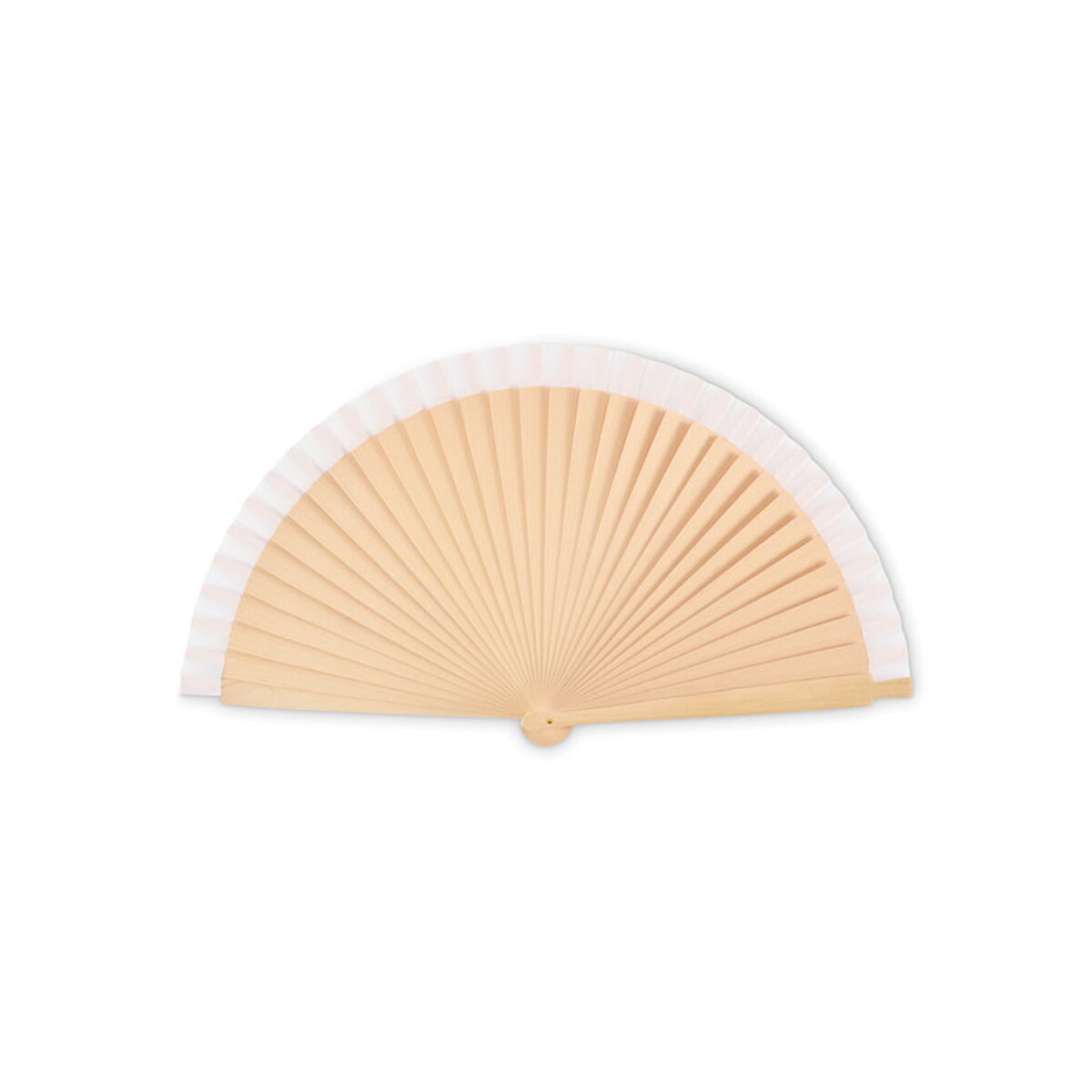 Drewniany wachlarz WOODFAN - biały mo2883-06