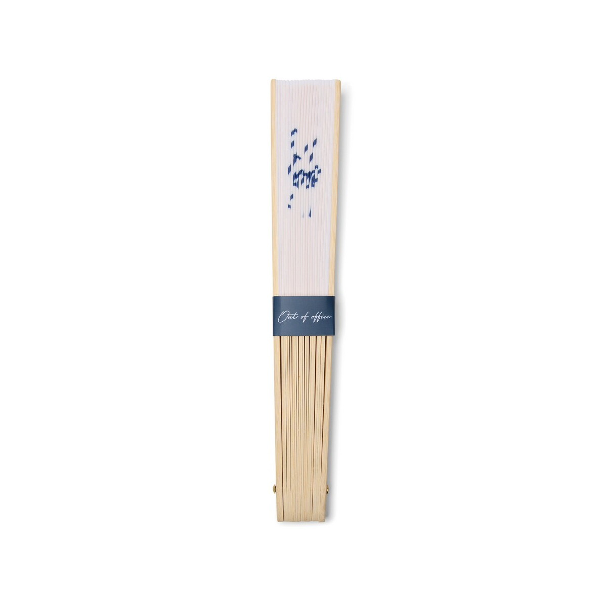 Wachlarze z logo – wachlarz vinga – white, navy VG679-02_V4532603__B_2 Wachlarz VINGA - white, navy VG679-02_V4532603__B_2