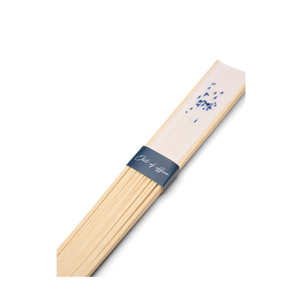 Wachlarze z logo – wachlarz vinga – white, navy VG679-02_V4532603__B_3 Wachlarz VINGA - white, navy VG679-02_V4532603__B_3