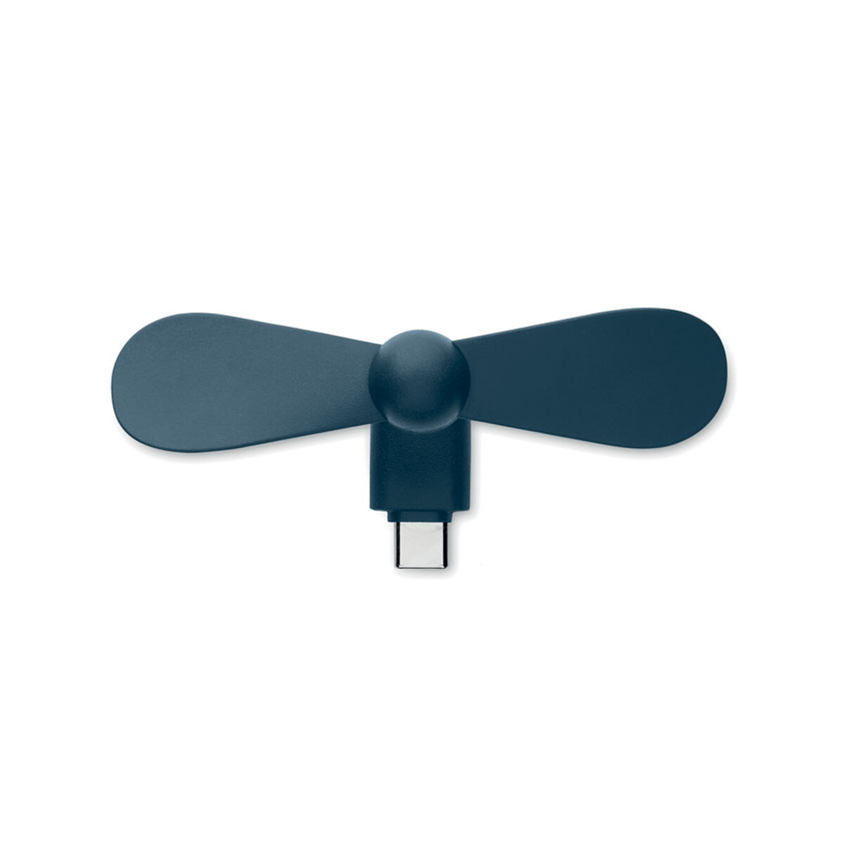 Wentylatory z logo – przenośny wentylator usb phan – francuski granatowy mo2282-85-side Przenośny wentylator USB PHAN - francuski granatowy mo2282-85-side