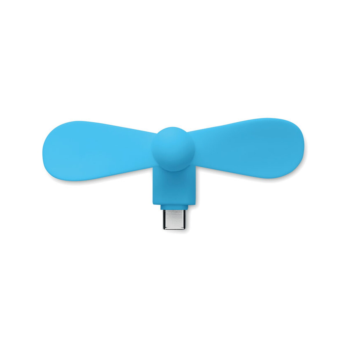 Wentylatory z logo – przenośny wentylator usb phan – turkusowy mo2282-12-side Przenośny wentylator USB PHAN - turkusowy mo2282-12-side