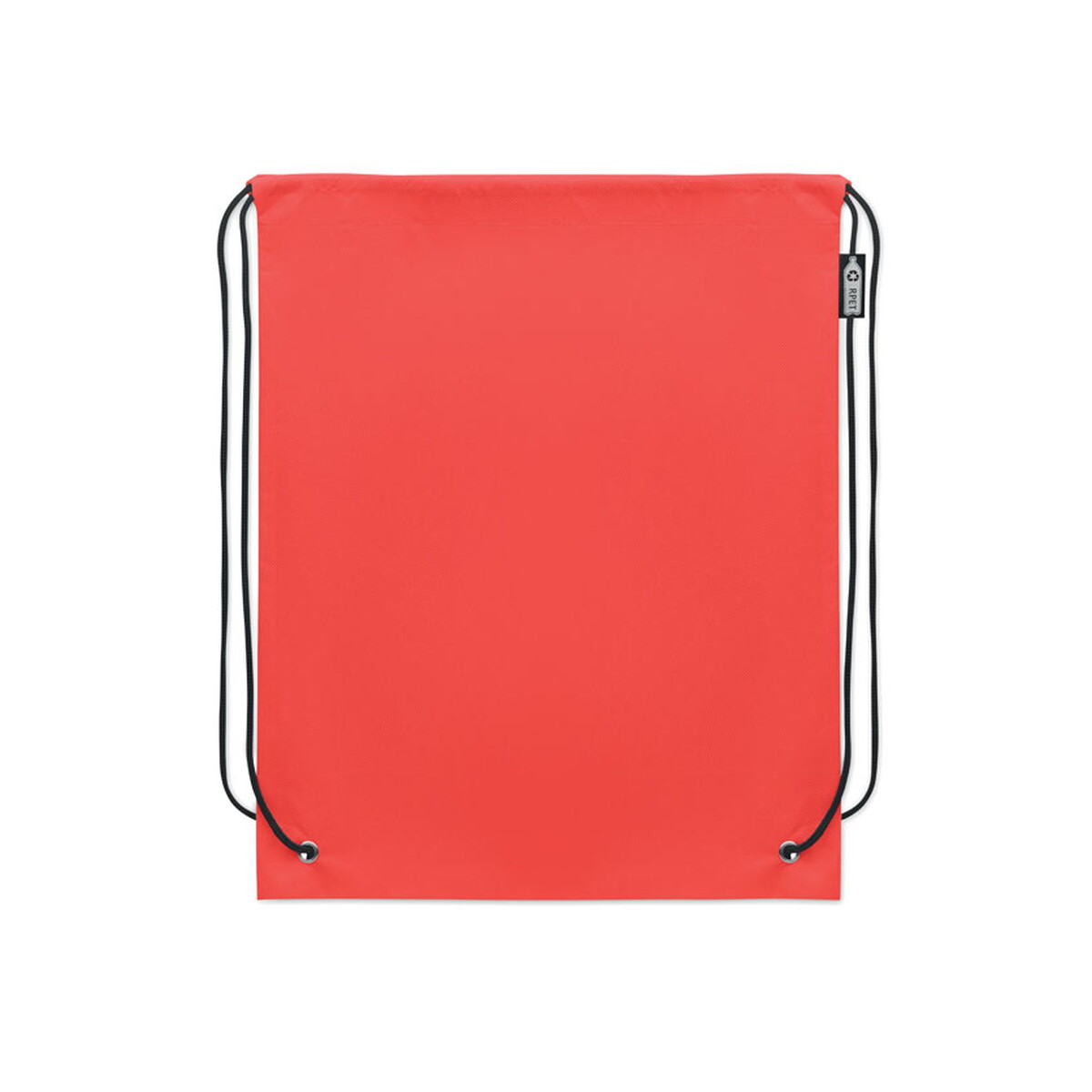 Workoplecaki z logo – worek ze sznurkiem z rpet daffy rpet – czerwony mo2809-05-back Worek ze sznurkiem z RPET DAFFY RPET - czerwony mo2809-05-back
