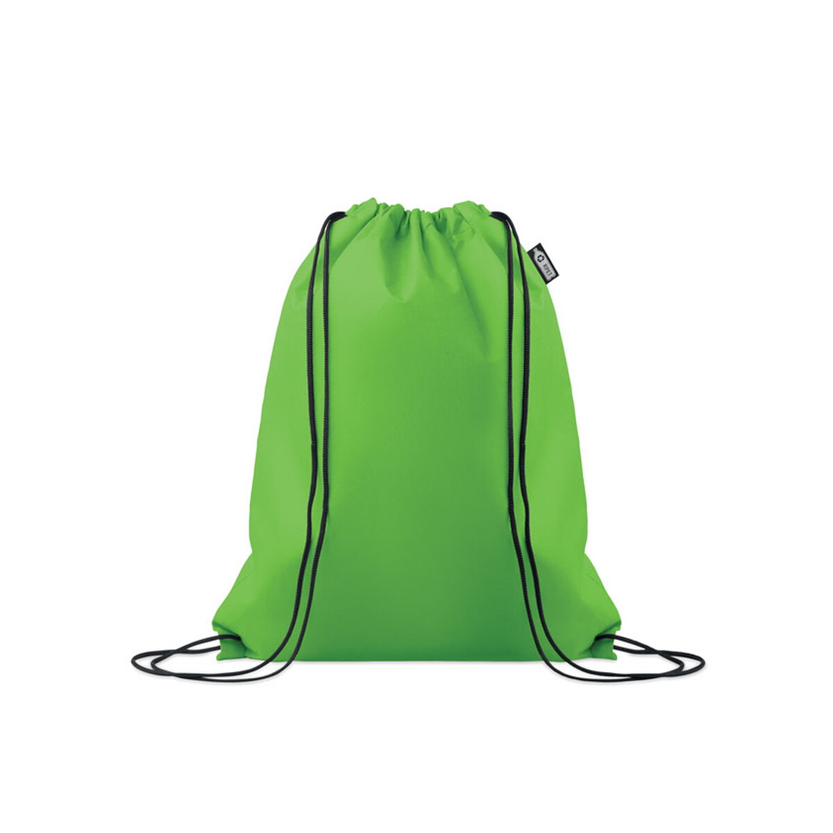 Workoplecaki z logo – worek ze sznurkiem z rpet daffy rpet – limonkowy mo2809-48 Worek ze sznurkiem z RPET DAFFY RPET - limonkowy mo2809-48