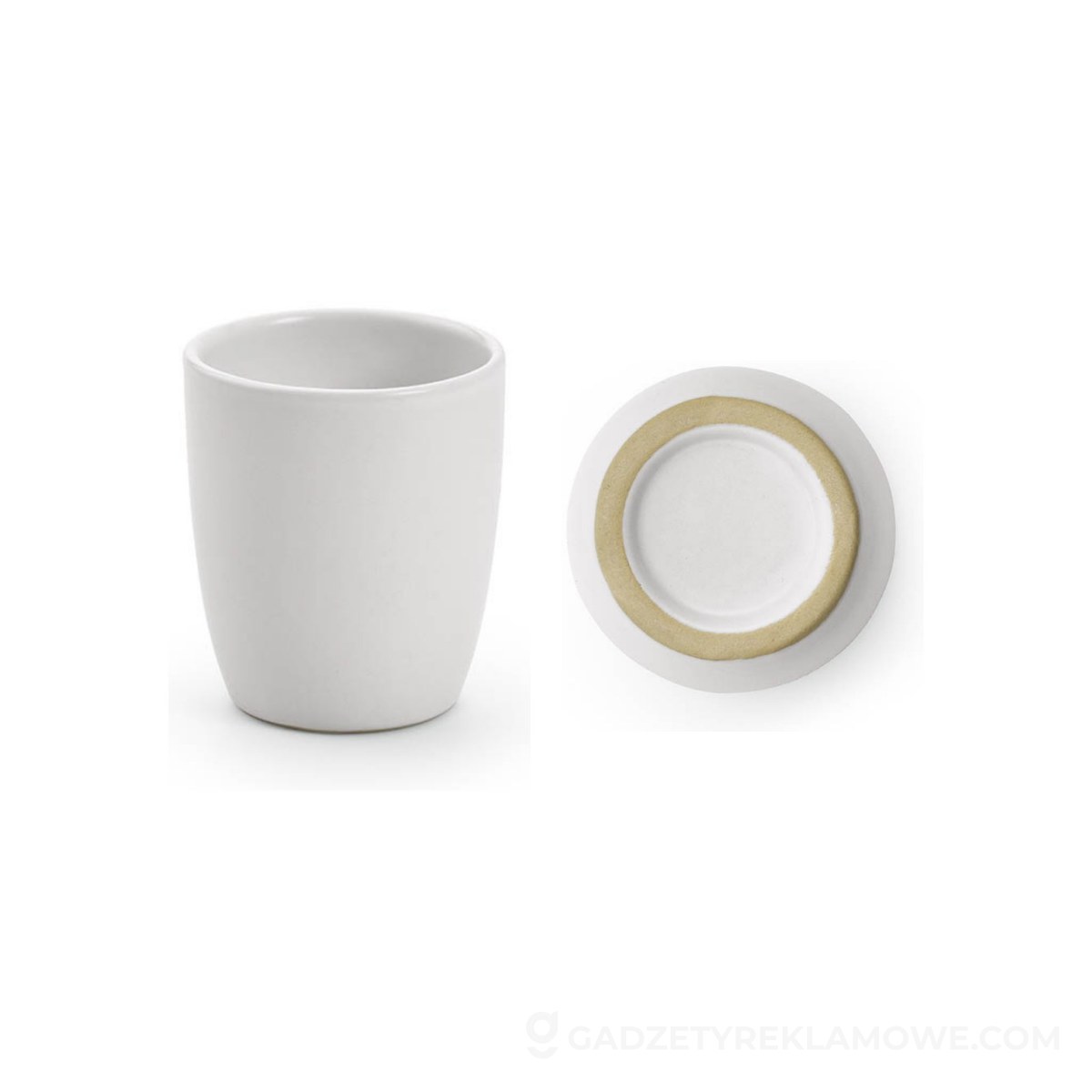Amur ceramic espresso mug. 80ml. Made in Portugal - White