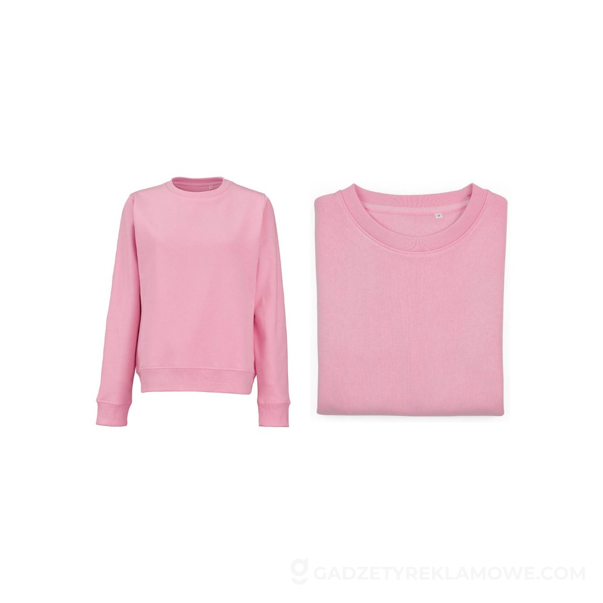 Waikiki W Women's crew neck sweatshirt. Org. cotton and rPET. 300gsm - Pink