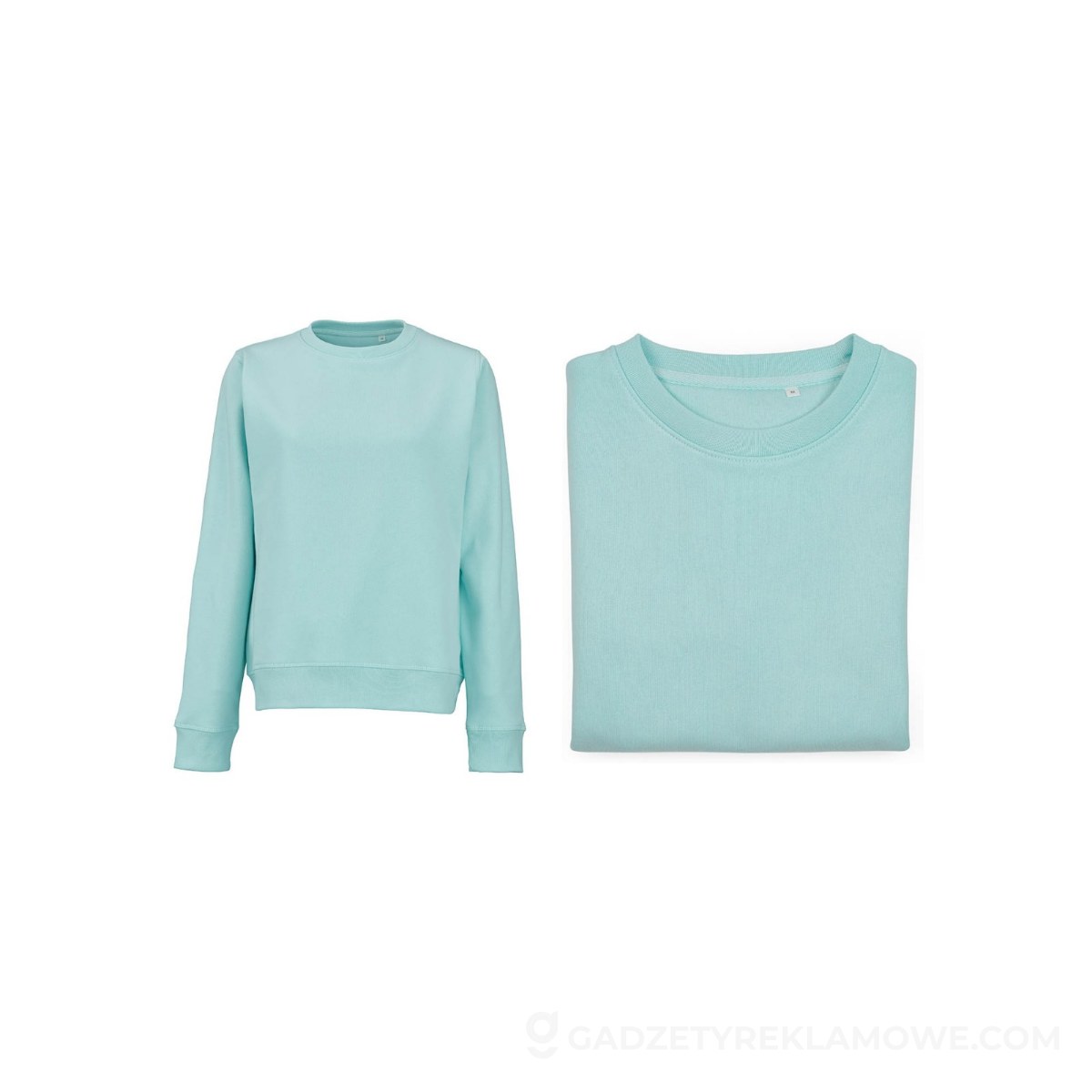 Waikiki W Women's crew neck sweatshirt. Org. cotton and rPET. 300gsm - Light green