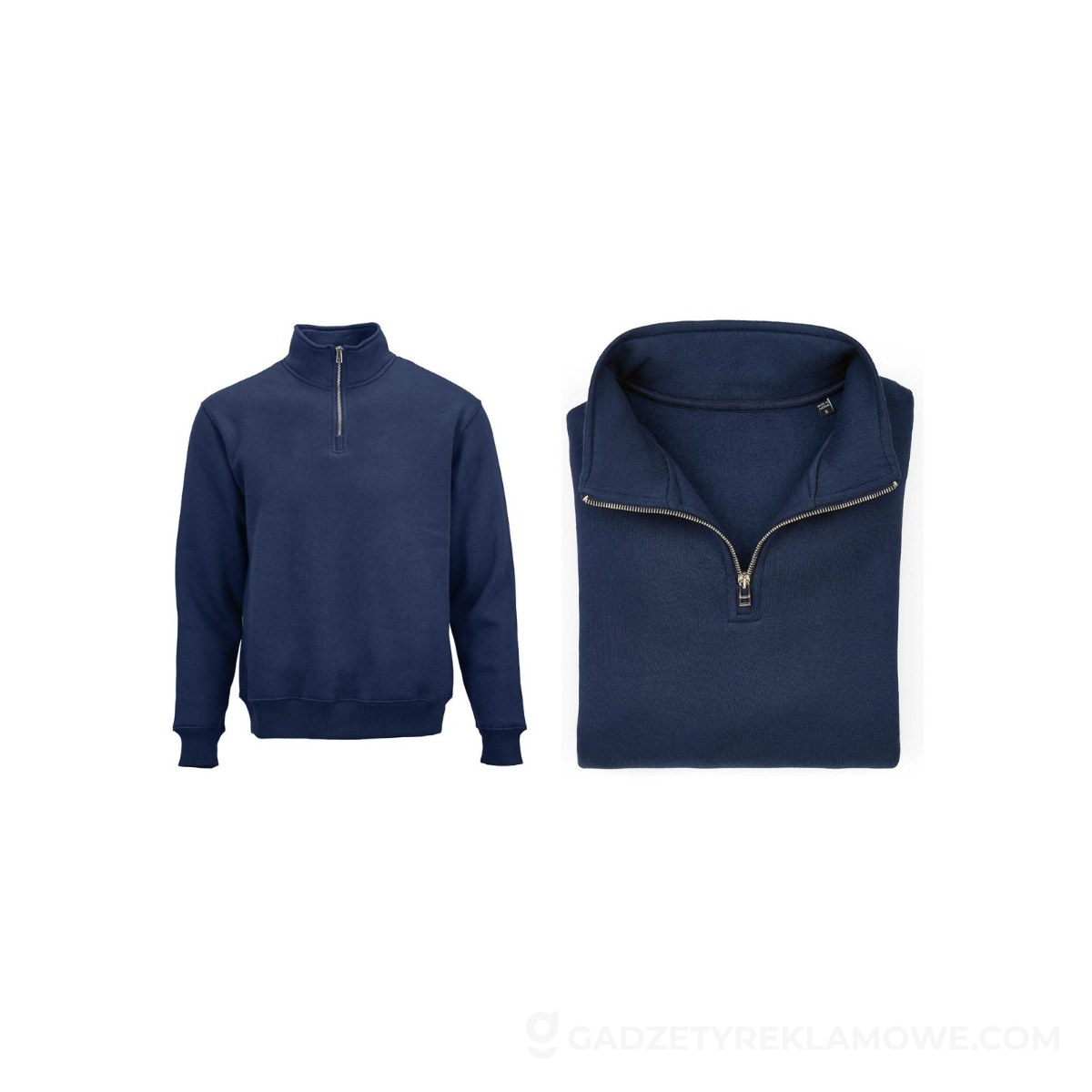 AOD-ASW005-134-03XL-wariantu-watermark Bluza Malibu z zamkiem 1/4 - Navy blue