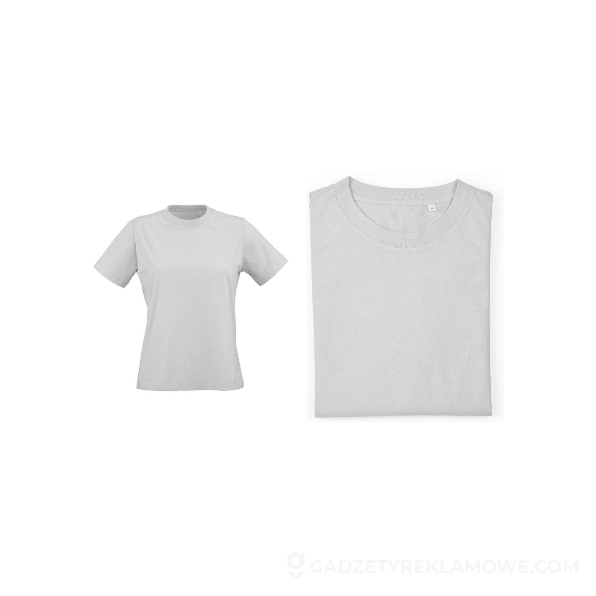 Copacabana W Women's jersey t-shirt. 100% organic cotton. 165gsm - Light grey