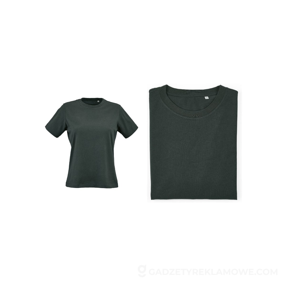Copacabana W Women's jersey t-shirt. 100% organic cotton. 165gsm - Dark green